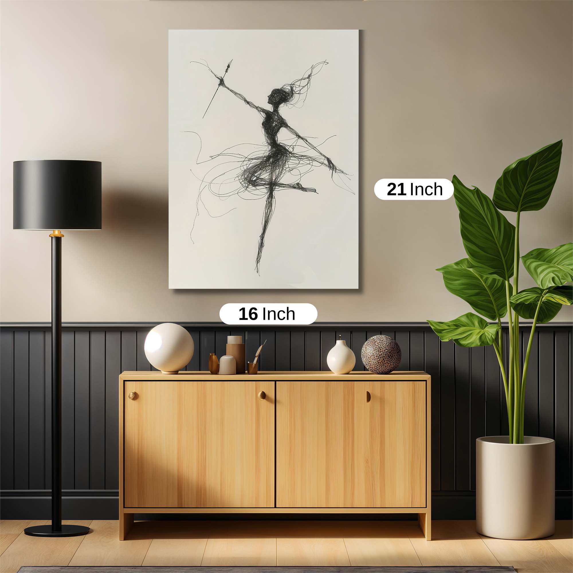 Dancer's Whimsy Safe Wall Magnetic / M