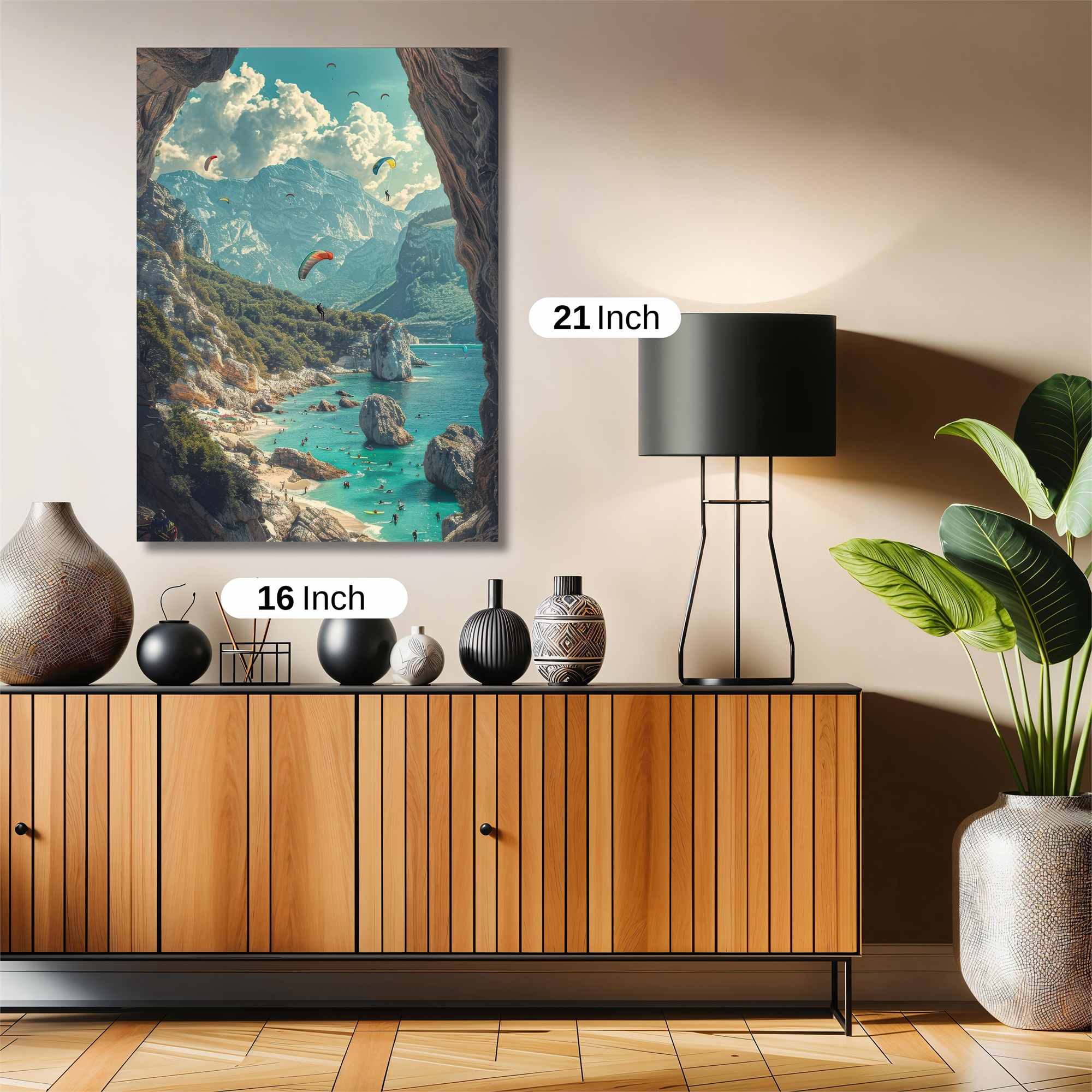 Paradise Unleashed Safe Wall Magnetic / M