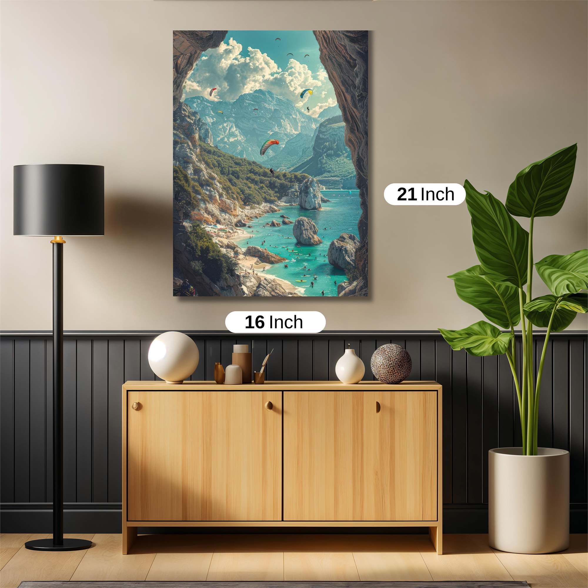 Paradise Unleashed Safe Wall Magnetic / M