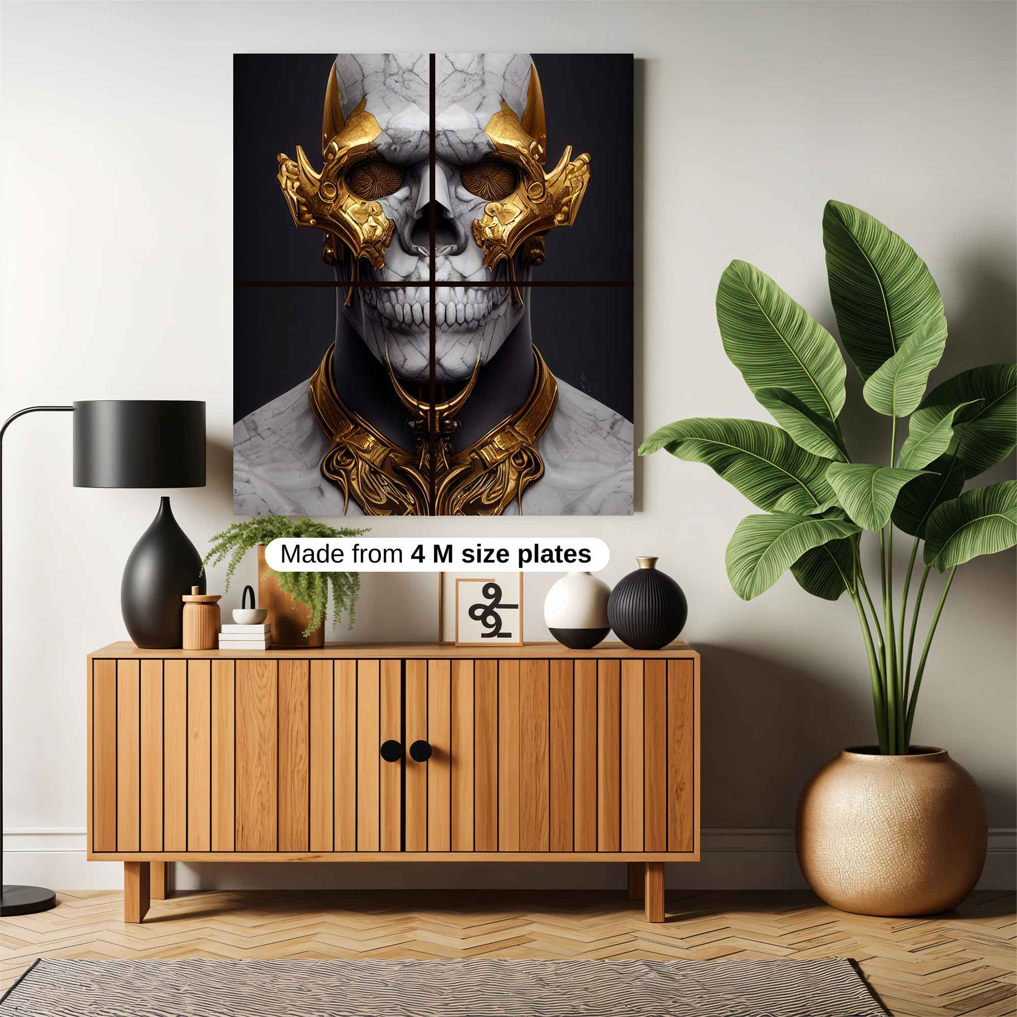 Skull Sovereign Safe Wall Magnetic / M