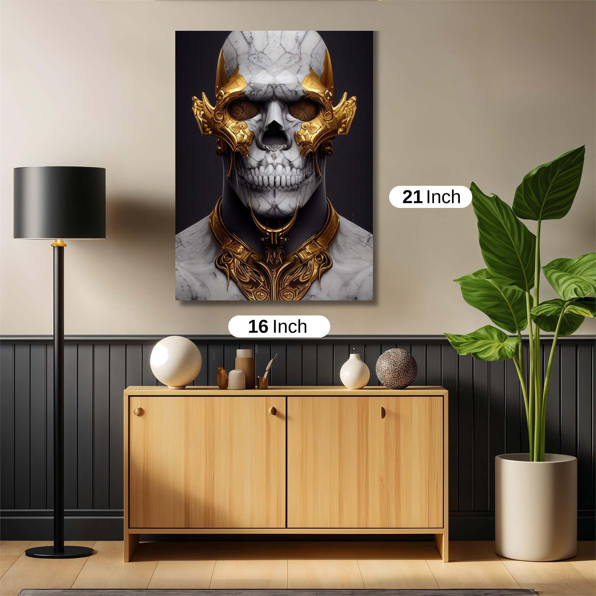 Skull Sovereign Safe Wall Magnetic / M