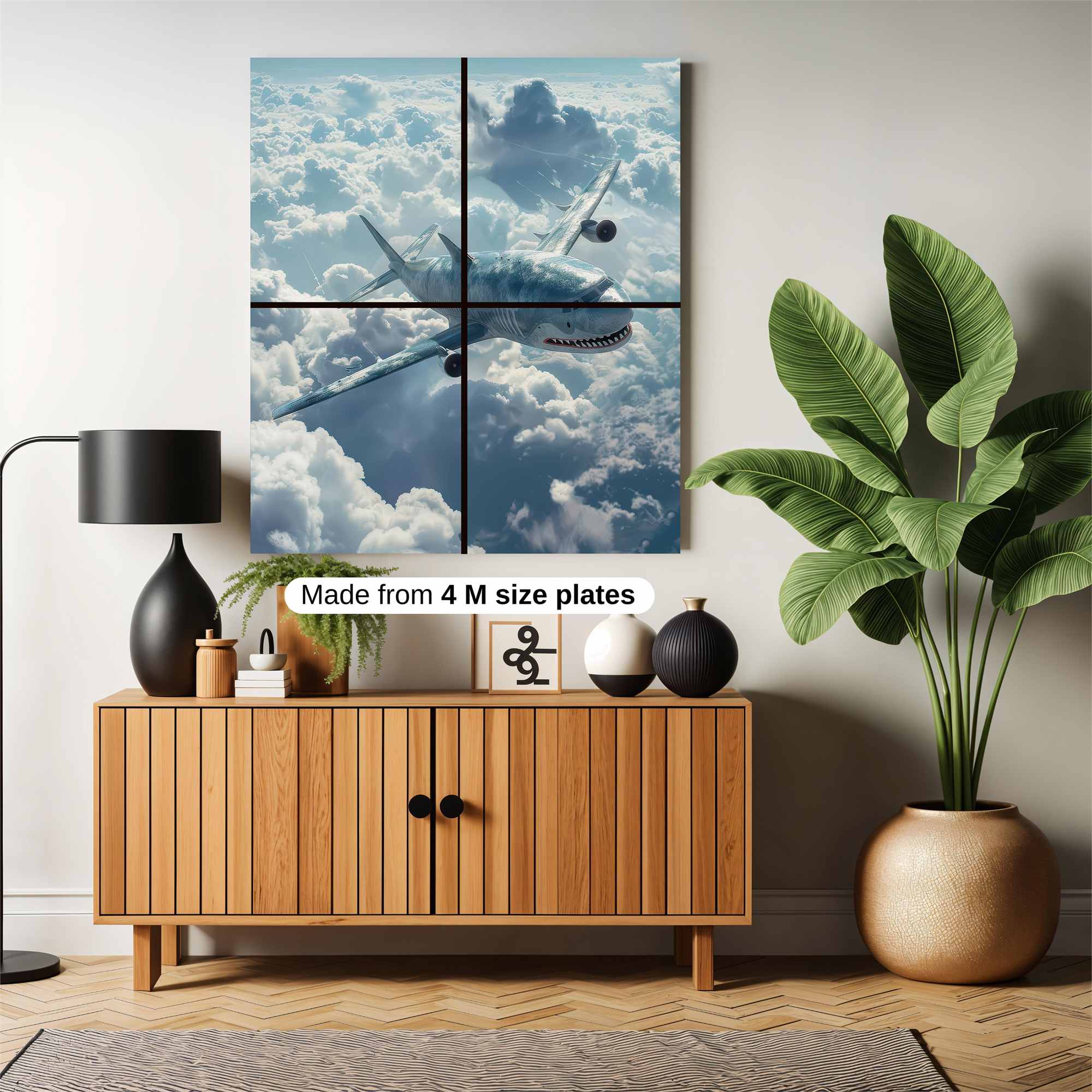 Sharkplane Whimsy Safe Wall Magnetic / M