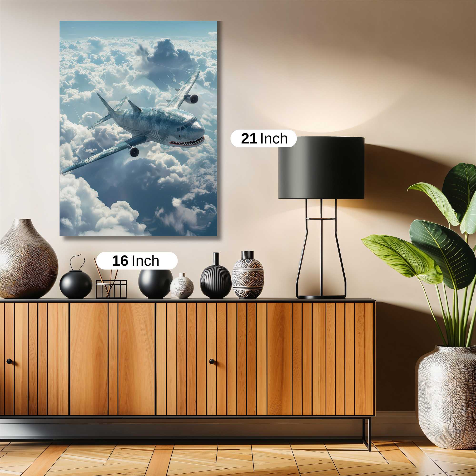 Sharkplane Whimsy Safe Wall Magnetic / M