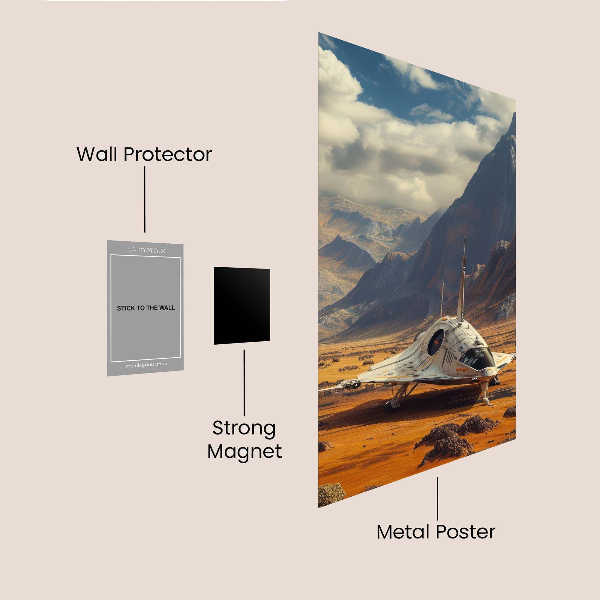 Nostromo Serene Safe Wall Magnetic / M