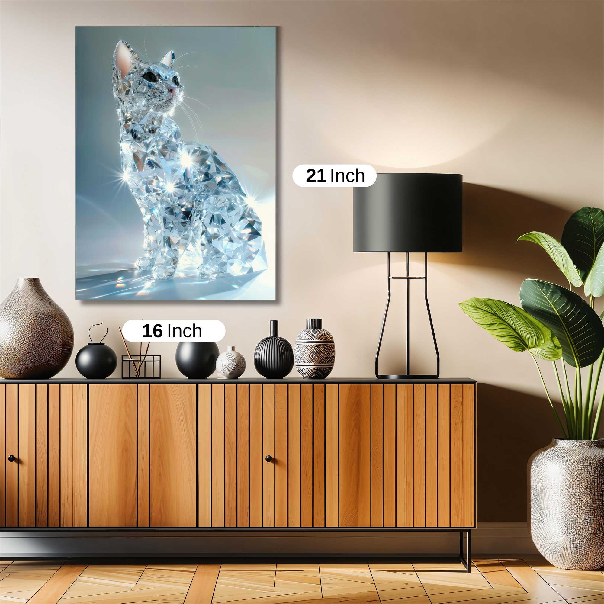 Diamond Serenity Safe Wall Magnetic / M