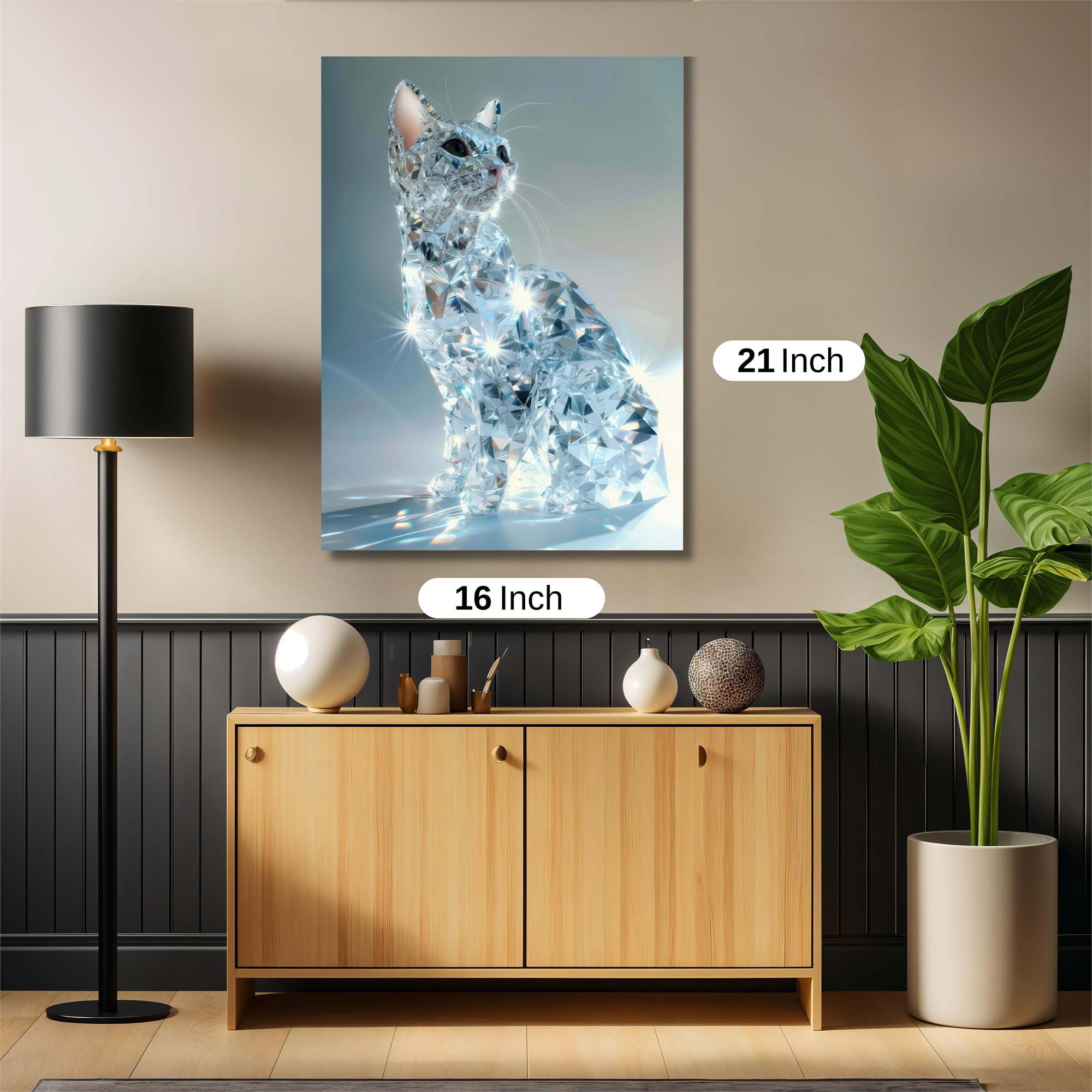 Diamond Serenity Safe Wall Magnetic / M