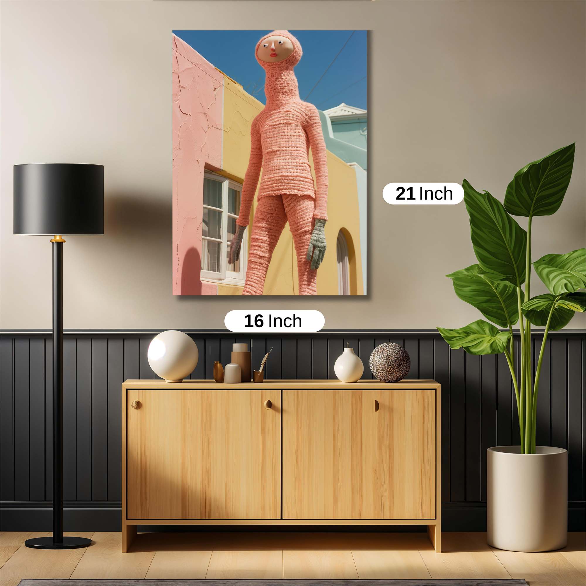 Knitted Whimsy Safe Wall Magnetic / M