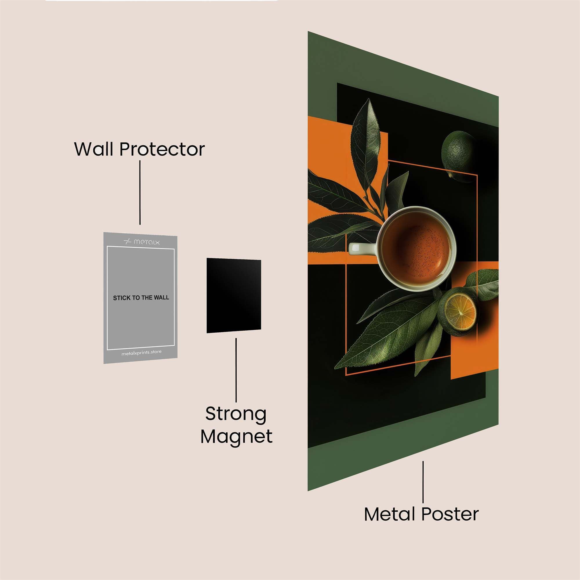 Citrus Serenity Safe Wall Magnetic / M