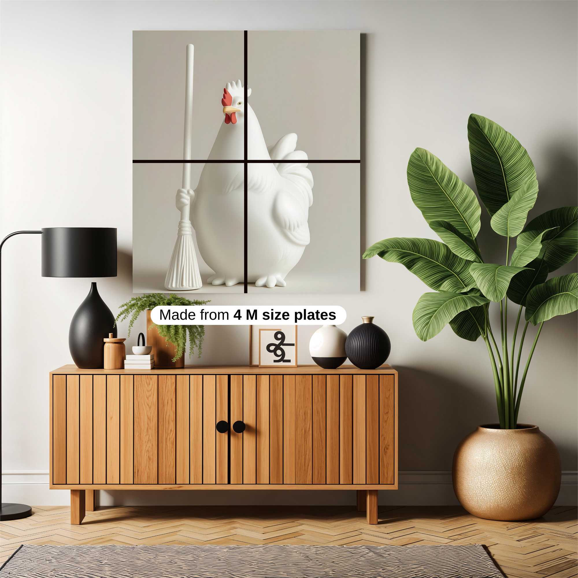 Chicken Cleaner Safe Wall Magnetic / M