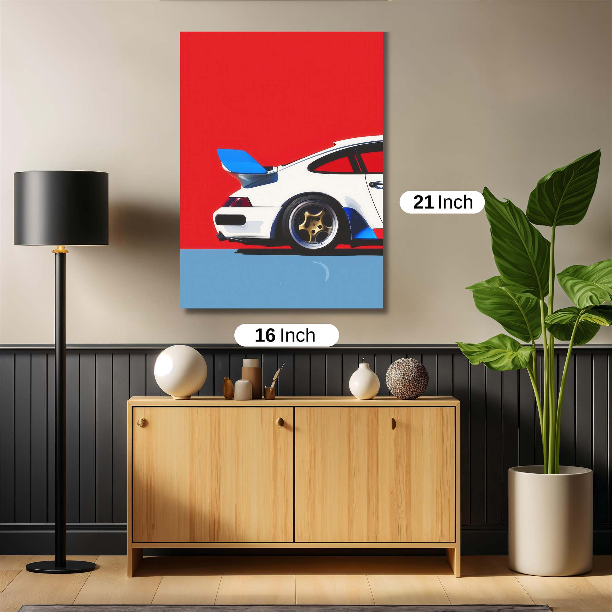 Porsche Dynamic Safe Wall Magnetic / M