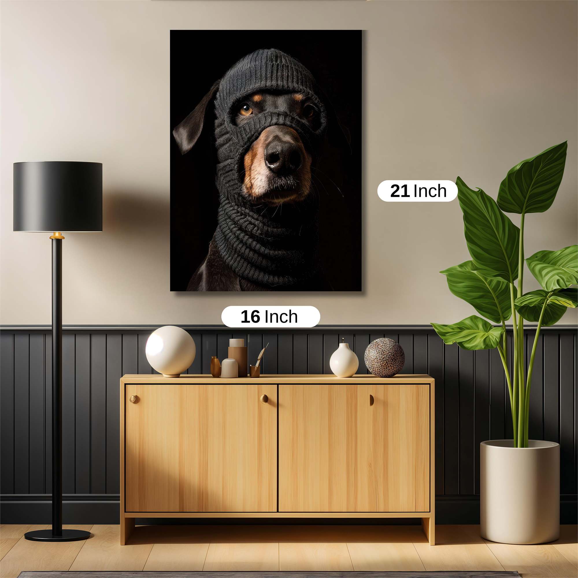 Doberman Disguise Safe Wall Magnetic / M
