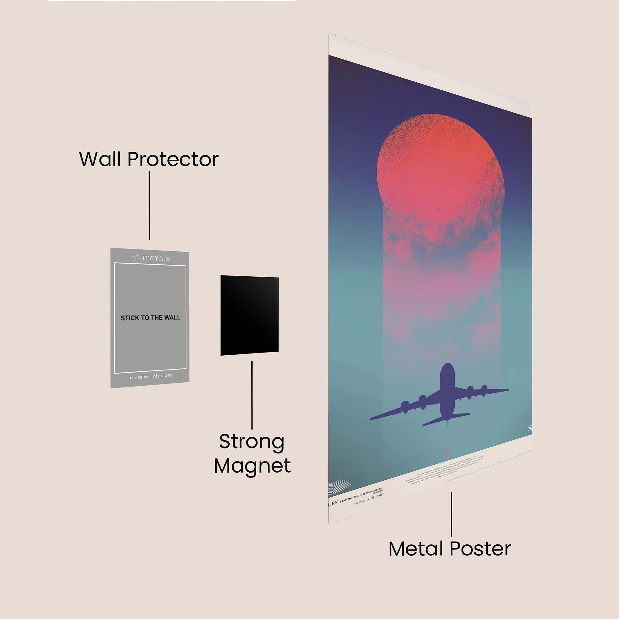 Lunar Serenity Safe Wall Magnetic / M
