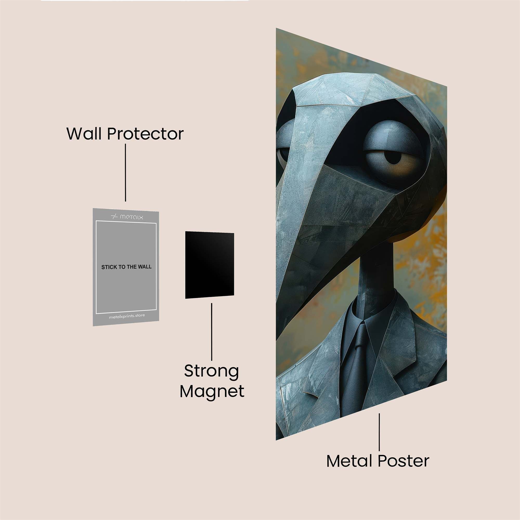 Plague Melancholy Safe Wall Magnetic / M