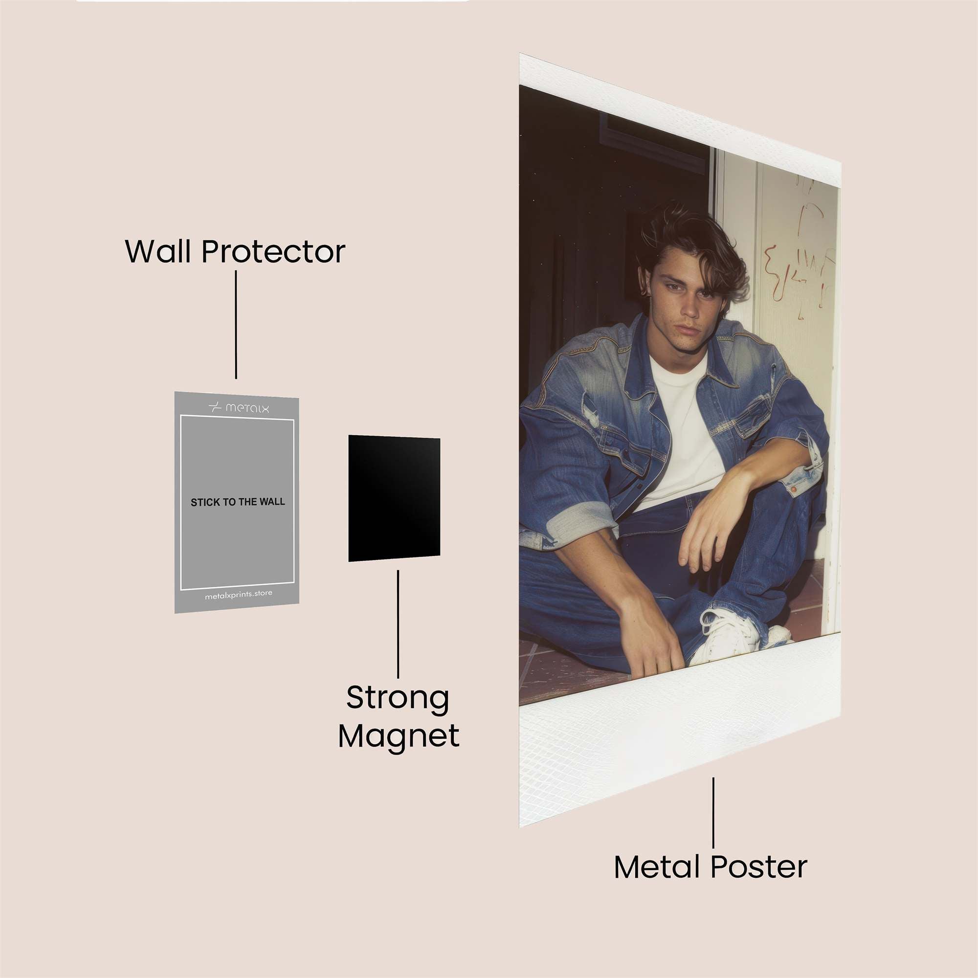 Denim Dream Safe Wall Magnetic / M