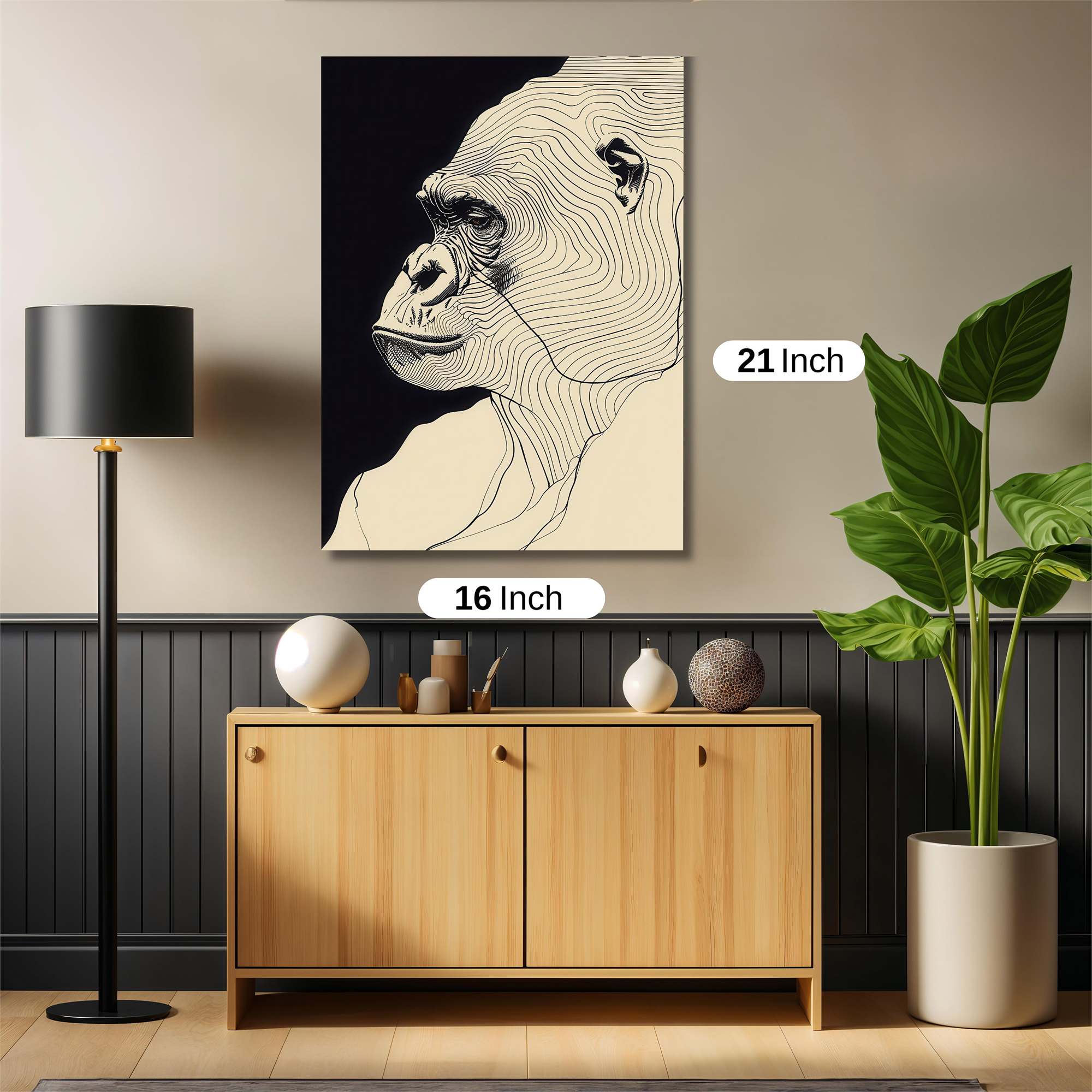 Gorilla Serene Safe Wall Magnetic / M