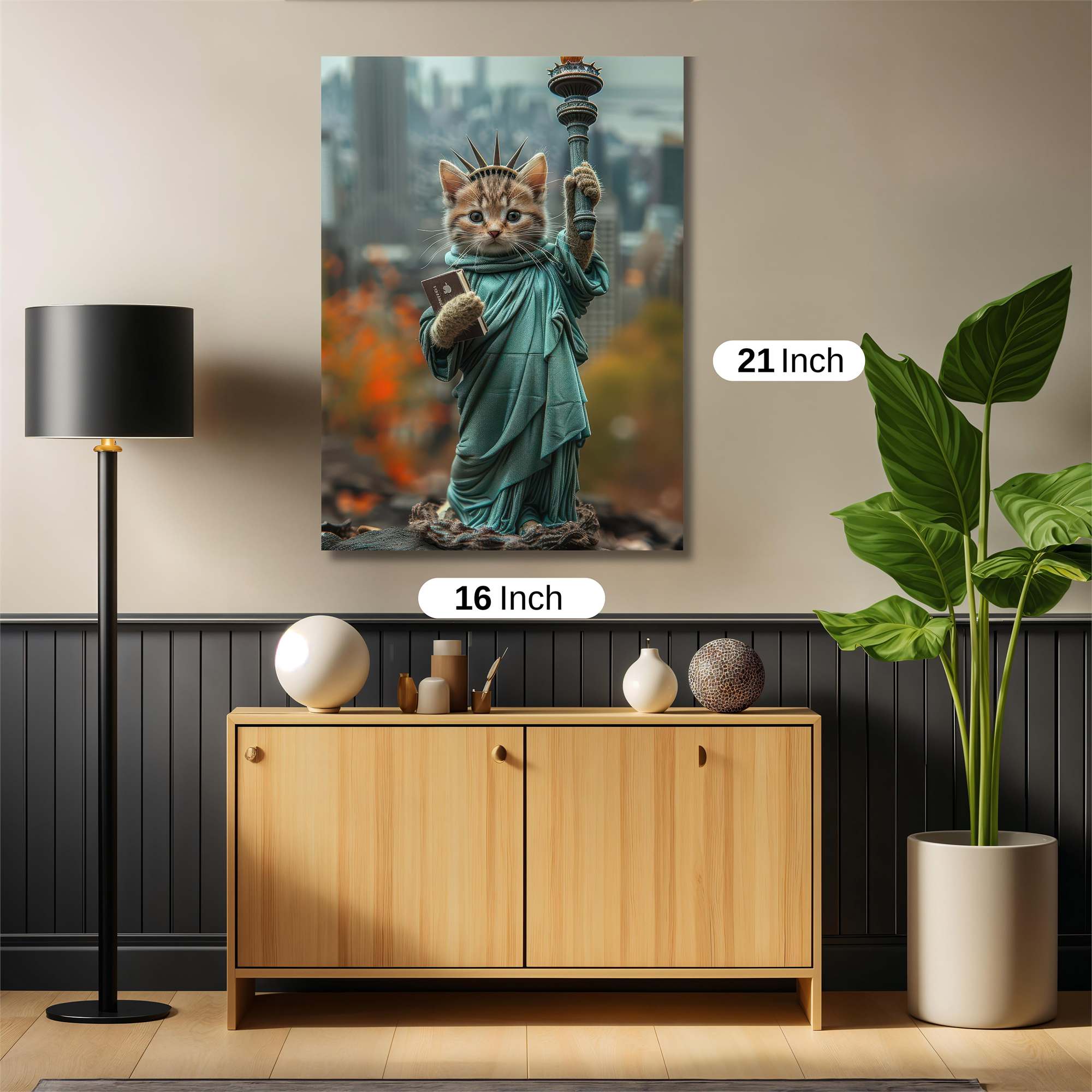 Liberty Kitty Safe Wall Magnetic / M