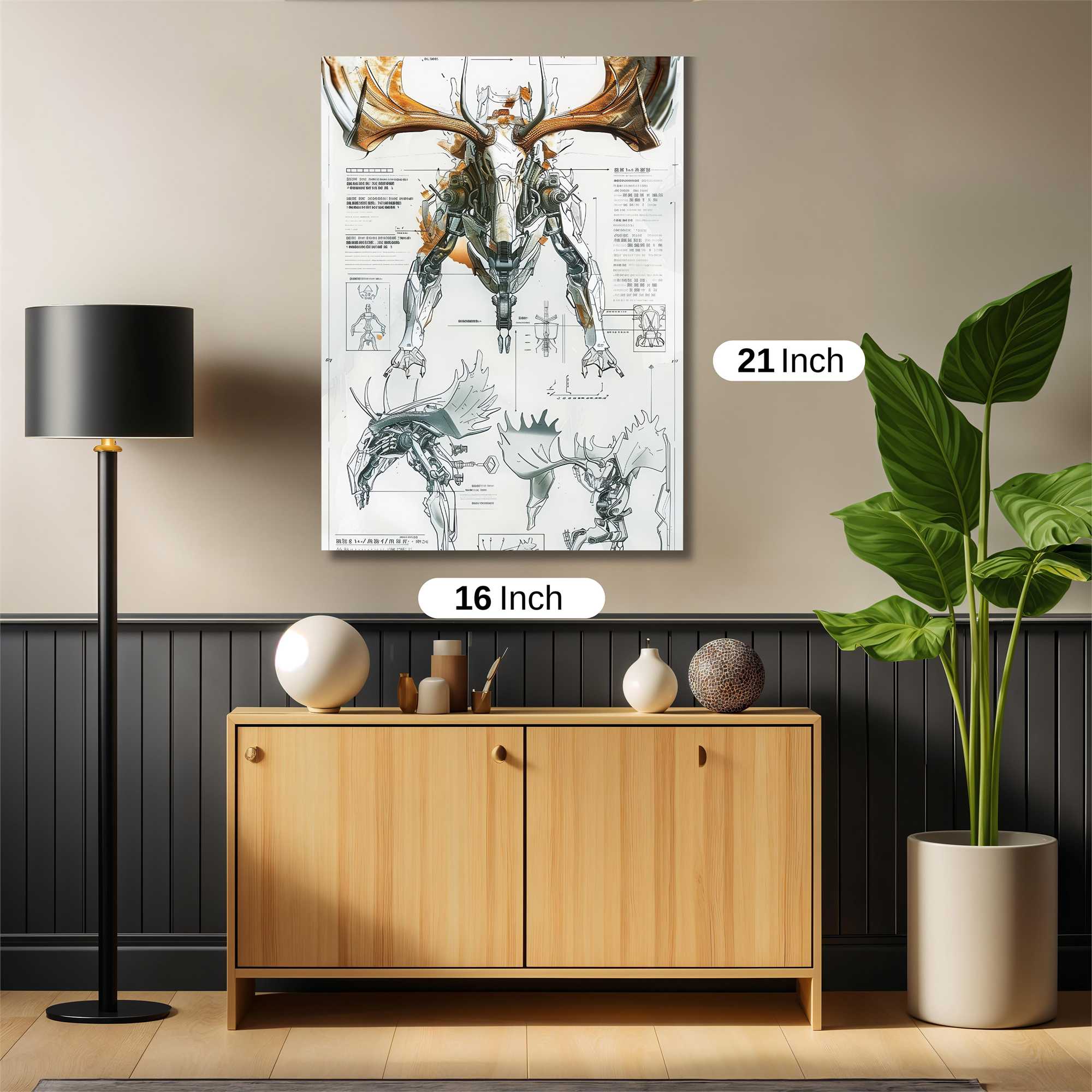 Moose Mechanica Safe Wall Magnetic / M