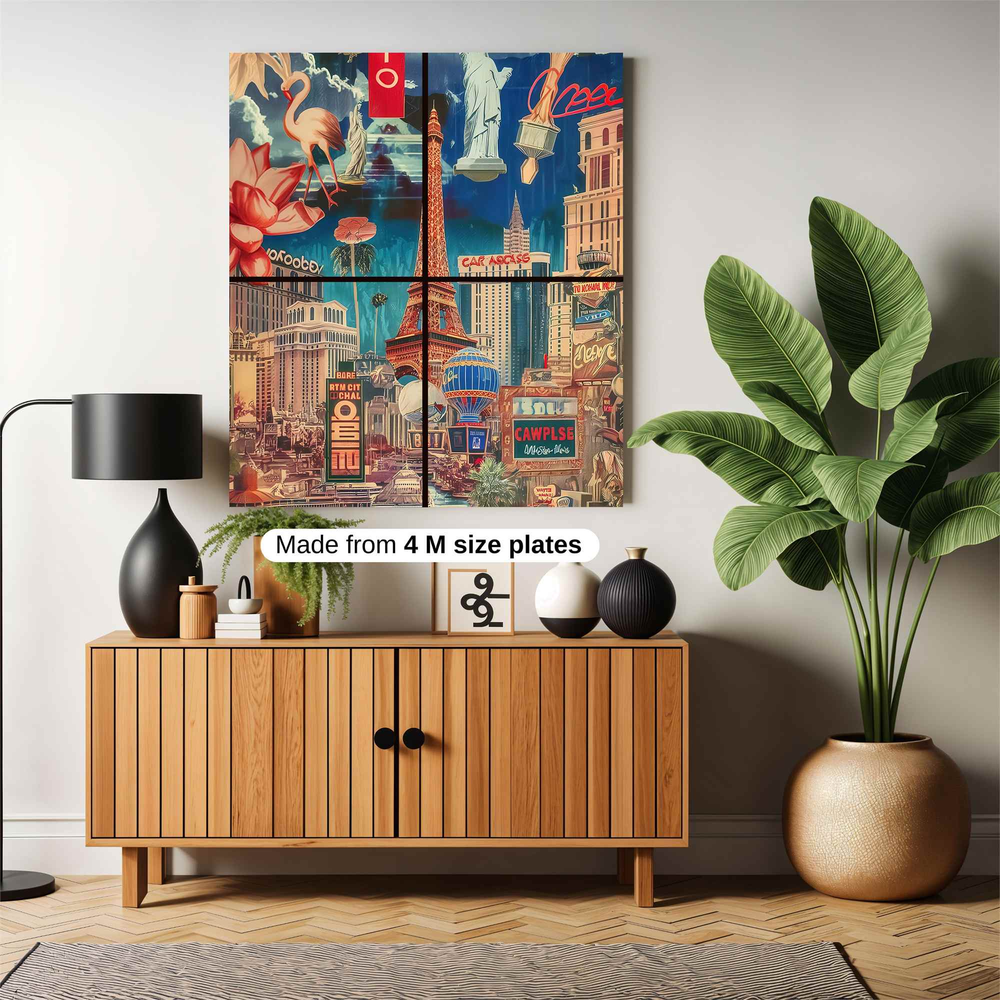 Eiffel Extravaganza Safe Wall Magnetic / M