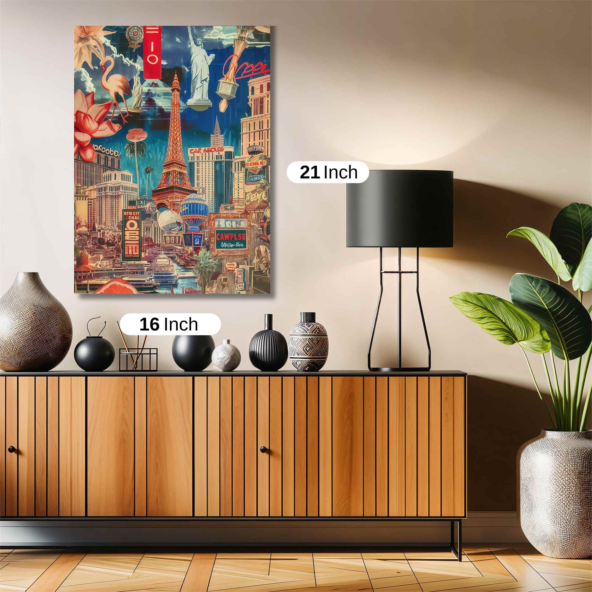 Eiffel Extravaganza Safe Wall Magnetic / M