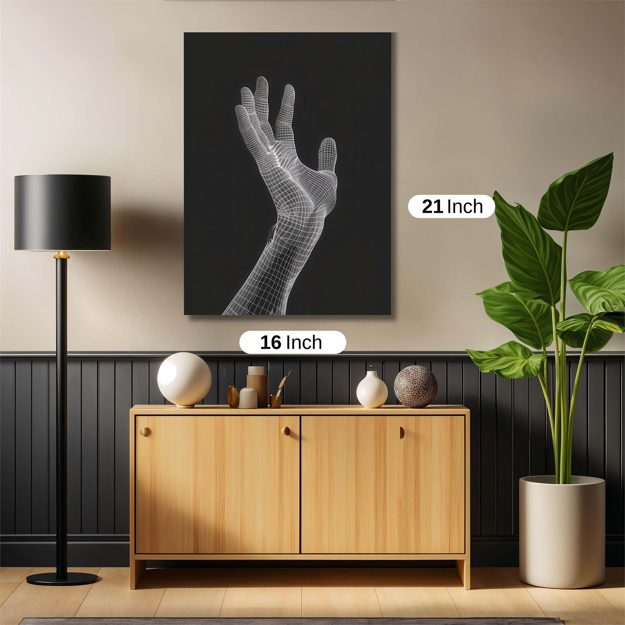 Hand Ethereal Safe Wall Magnetic / M
