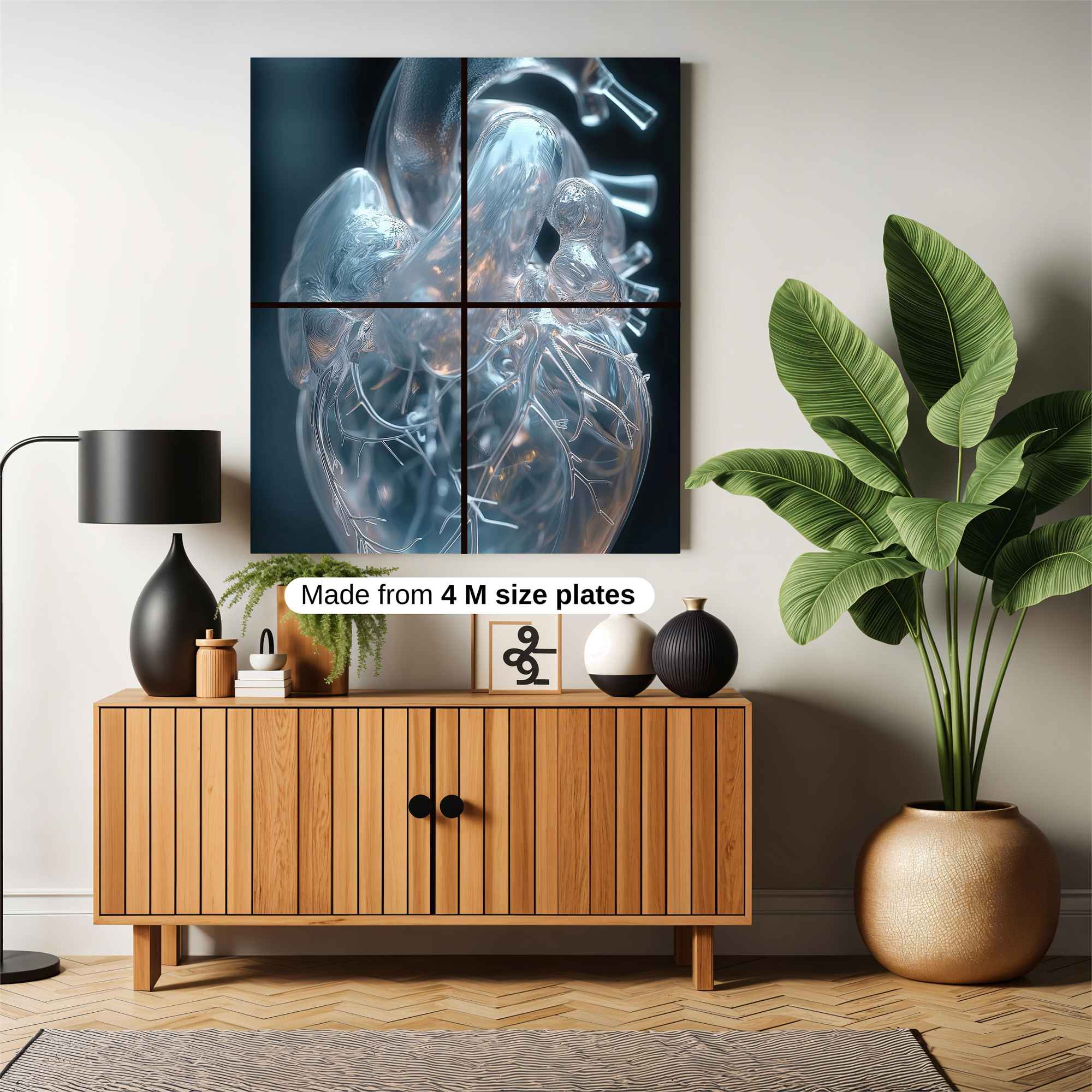 Heart Radiance Safe Wall Magnetic / M