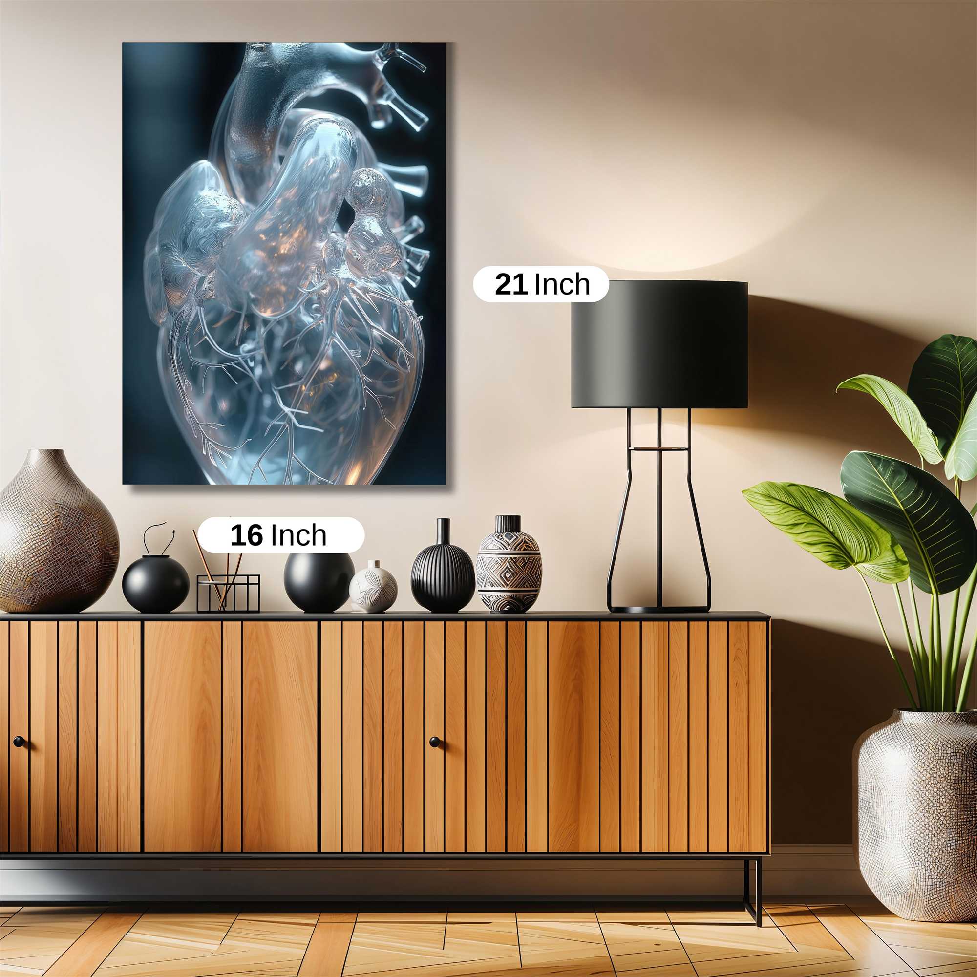 Heart Radiance Safe Wall Magnetic / M