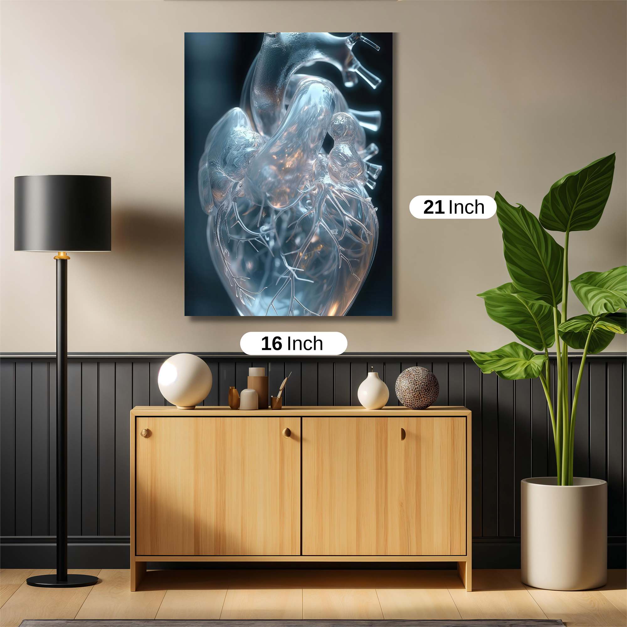 Heart Radiance Safe Wall Magnetic / M