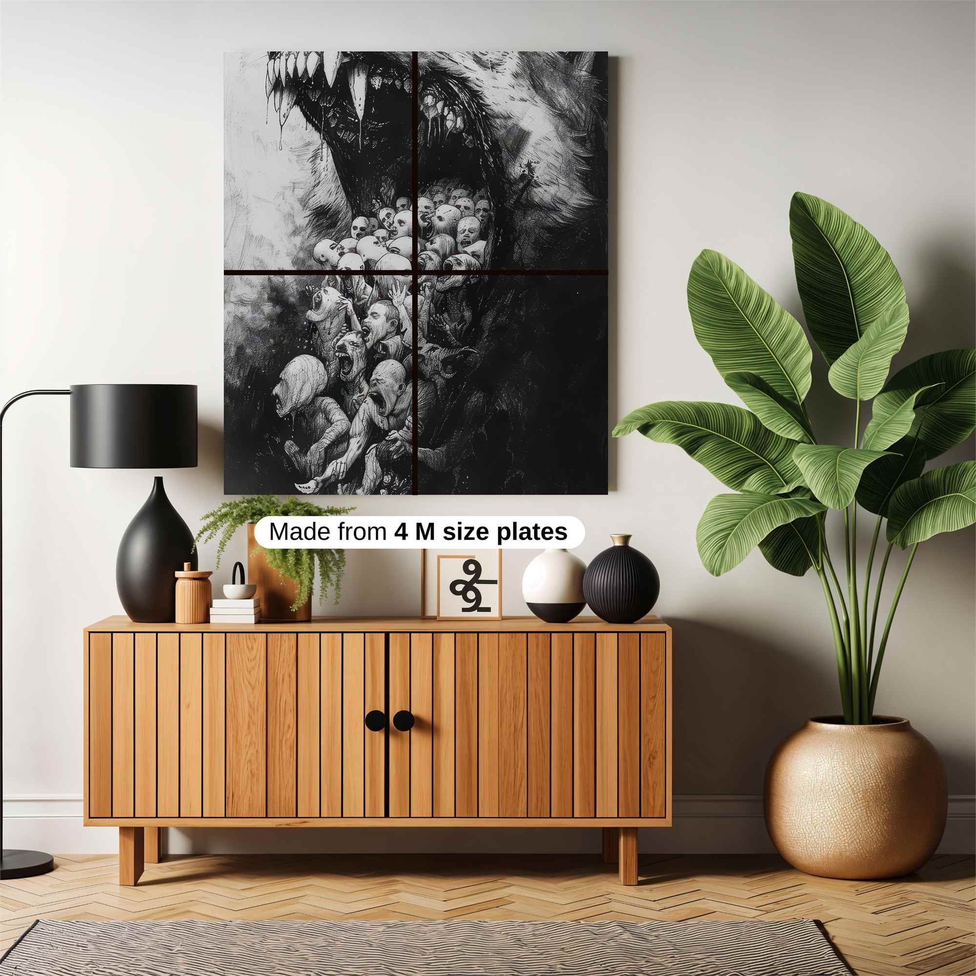 Wolf Chaos Safe Wall Magnetic / M