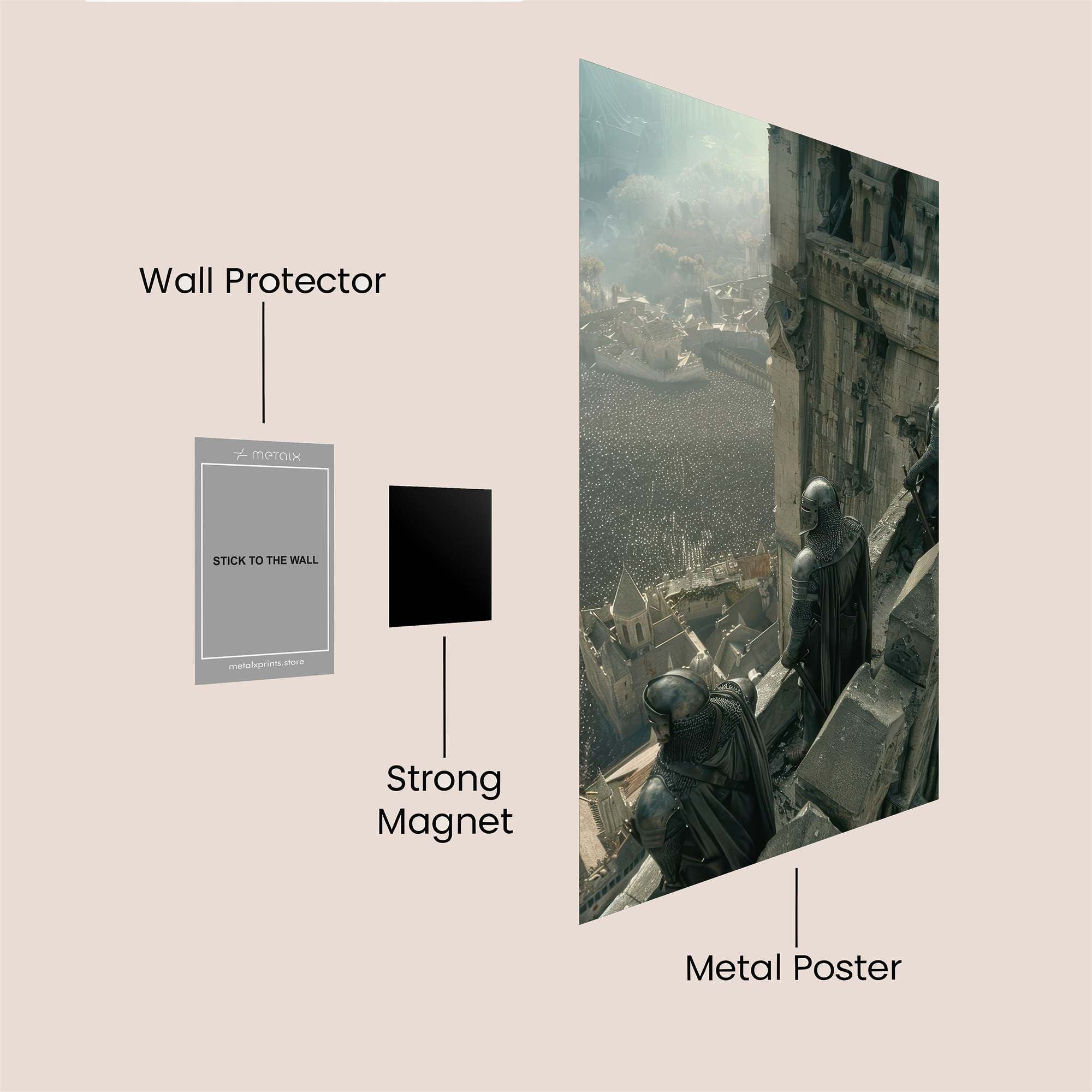 Gondor Resolute Safe Wall Magnetic / M