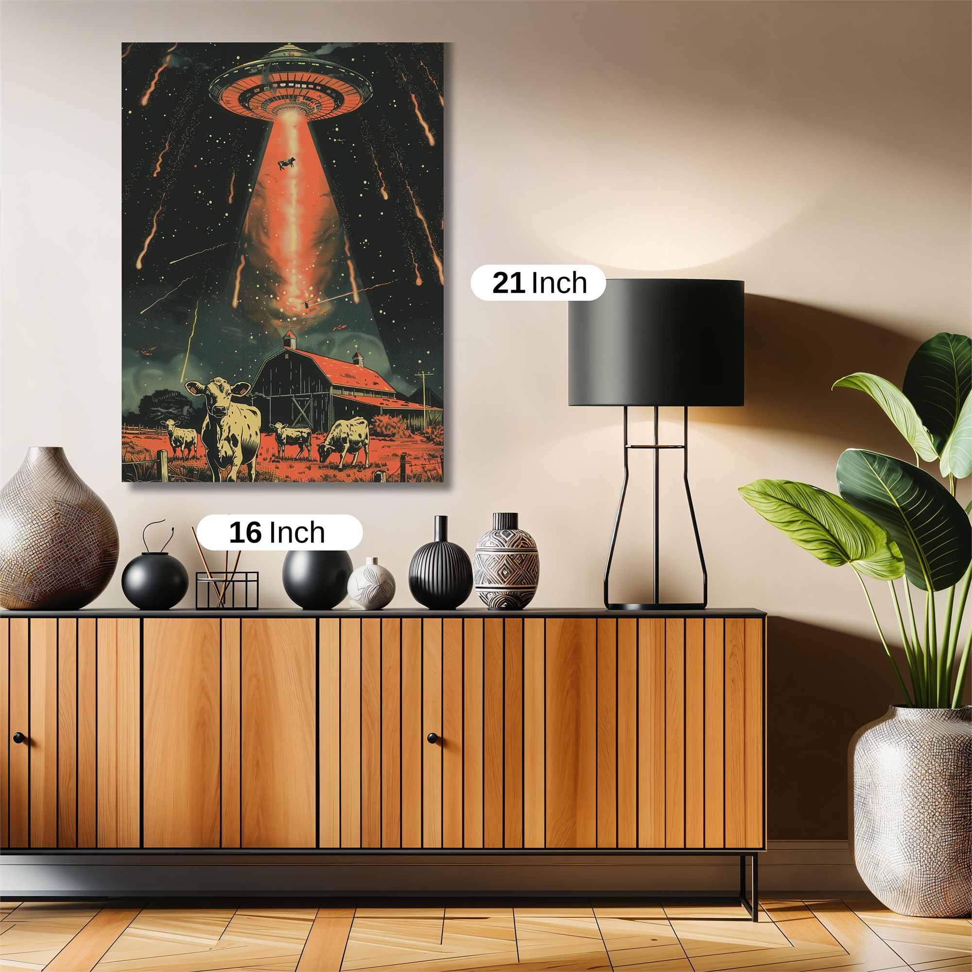 UFO Abduction Safe Wall Magnetic / M