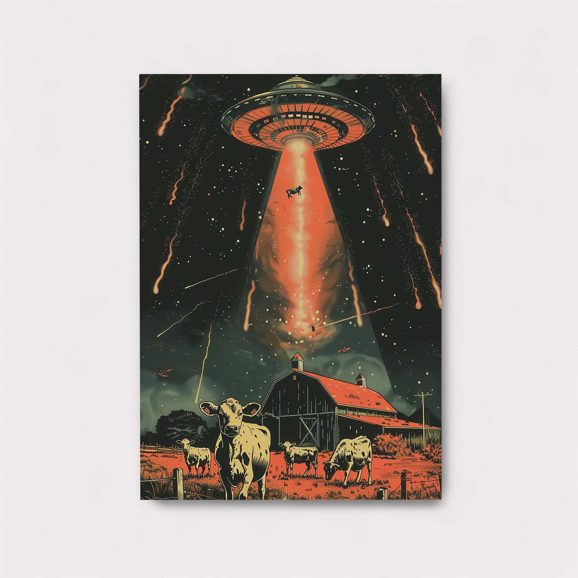 UFO Abduction Safe Wall Magnetic / M