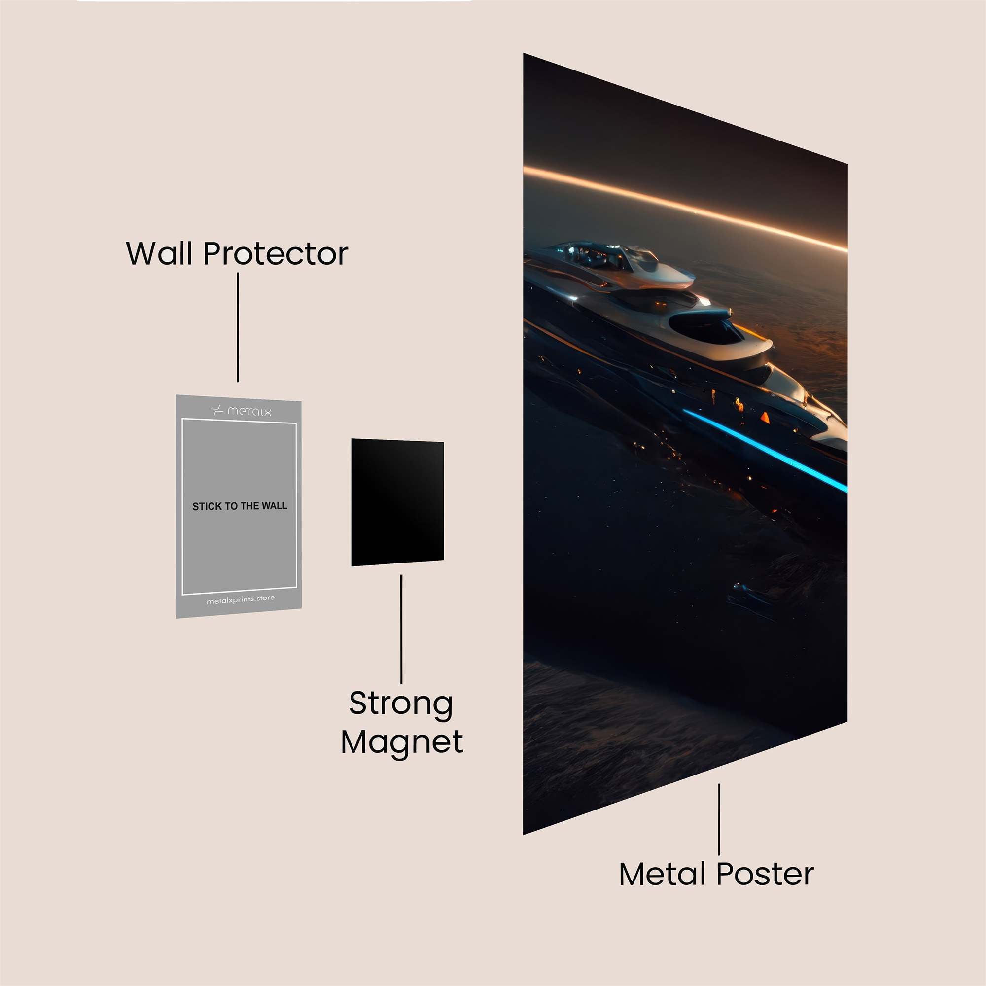 Starship Serenity Safe Wall Magnetic / M