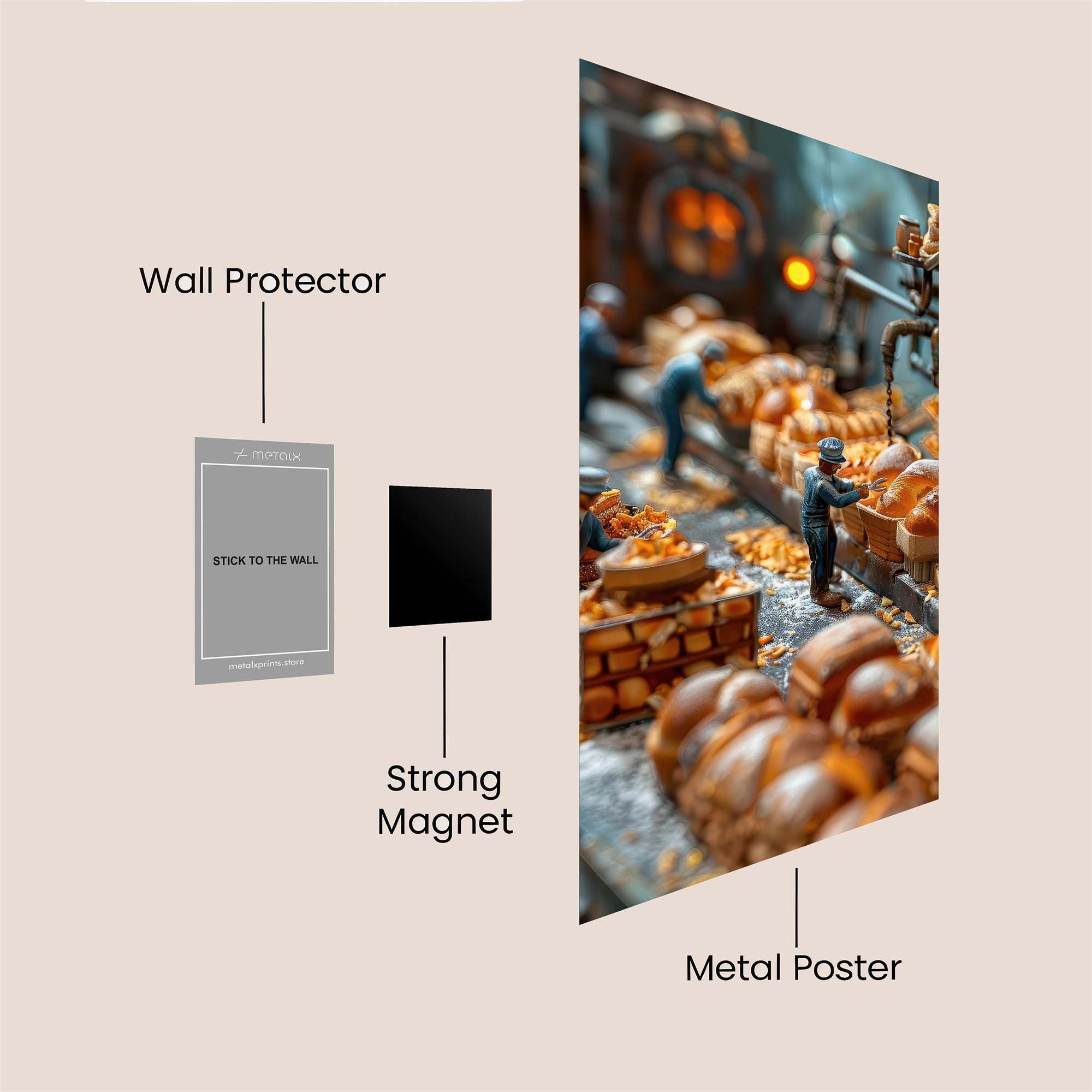 Bakery Bliss Safe Wall Magnetic / M