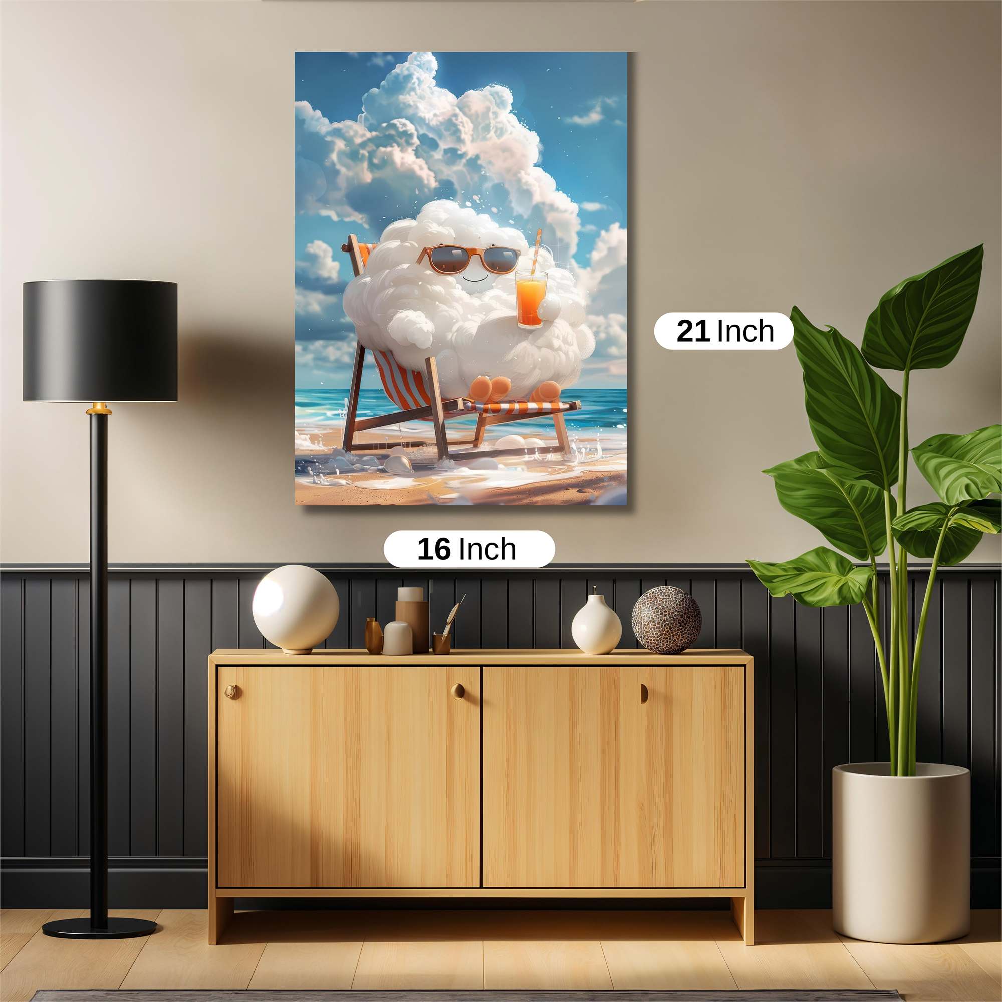 Cloud Bliss Safe Wall Magnetic / M