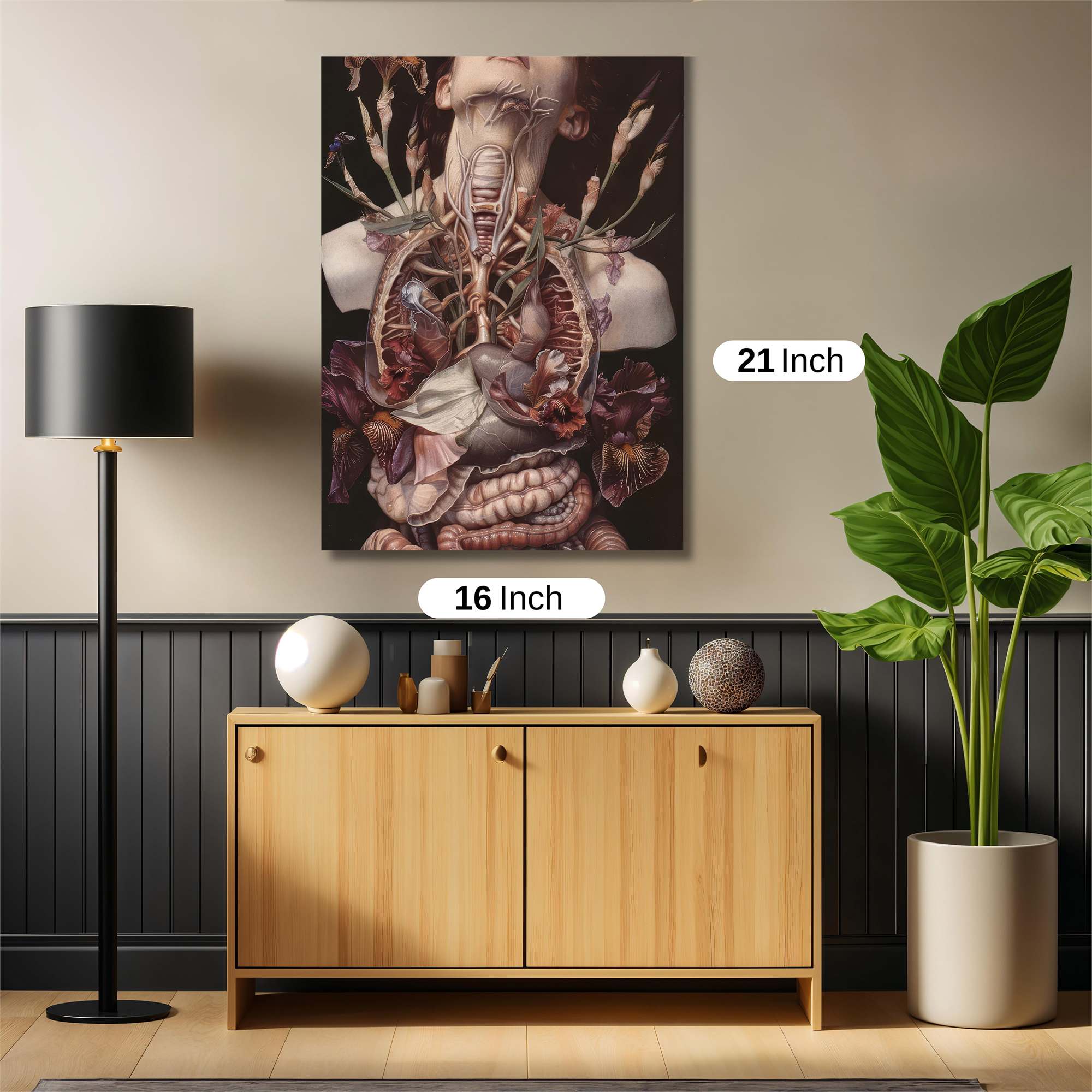 Floral Anatomy Safe Wall Magnetic / M