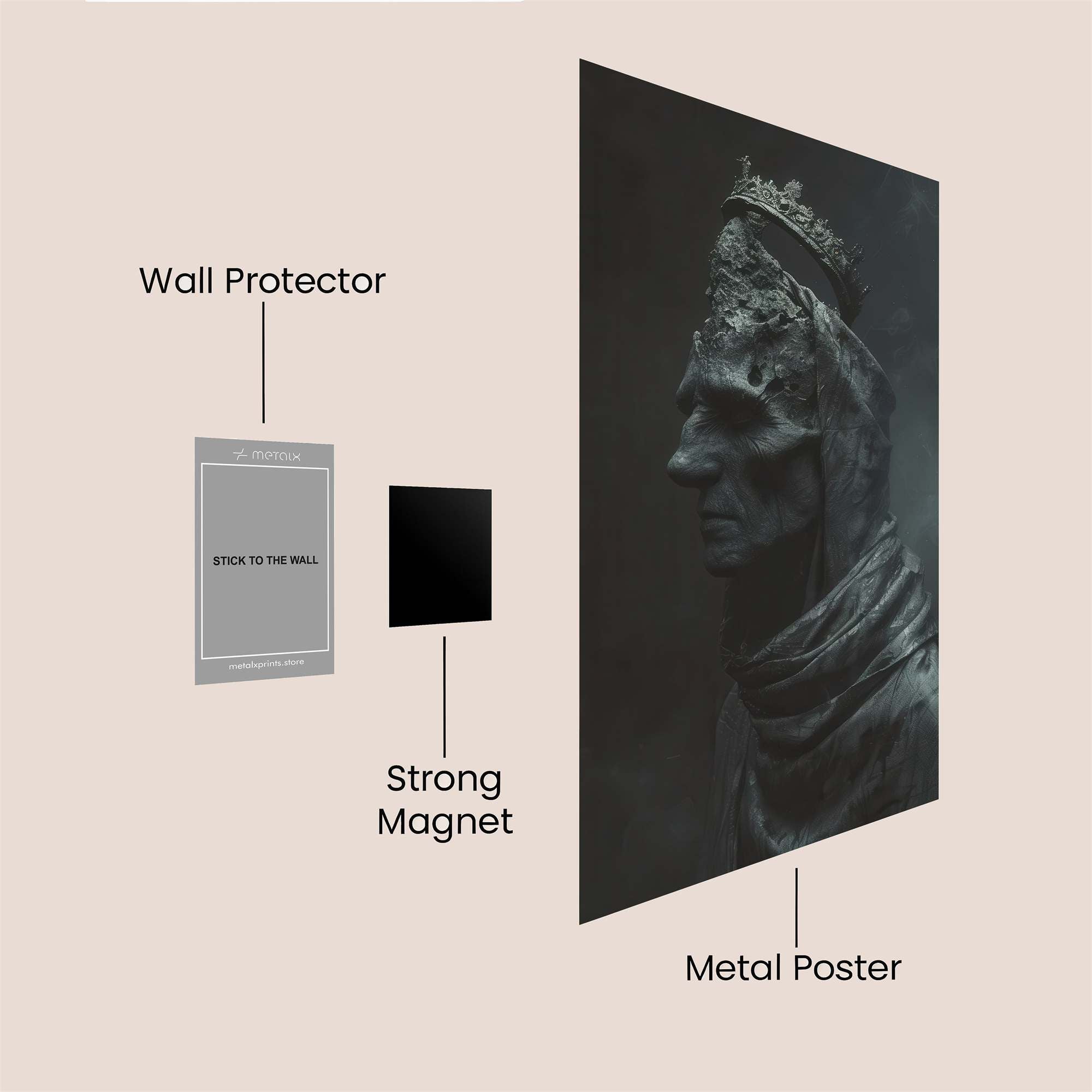 King Decay Safe Wall Magnetic / M