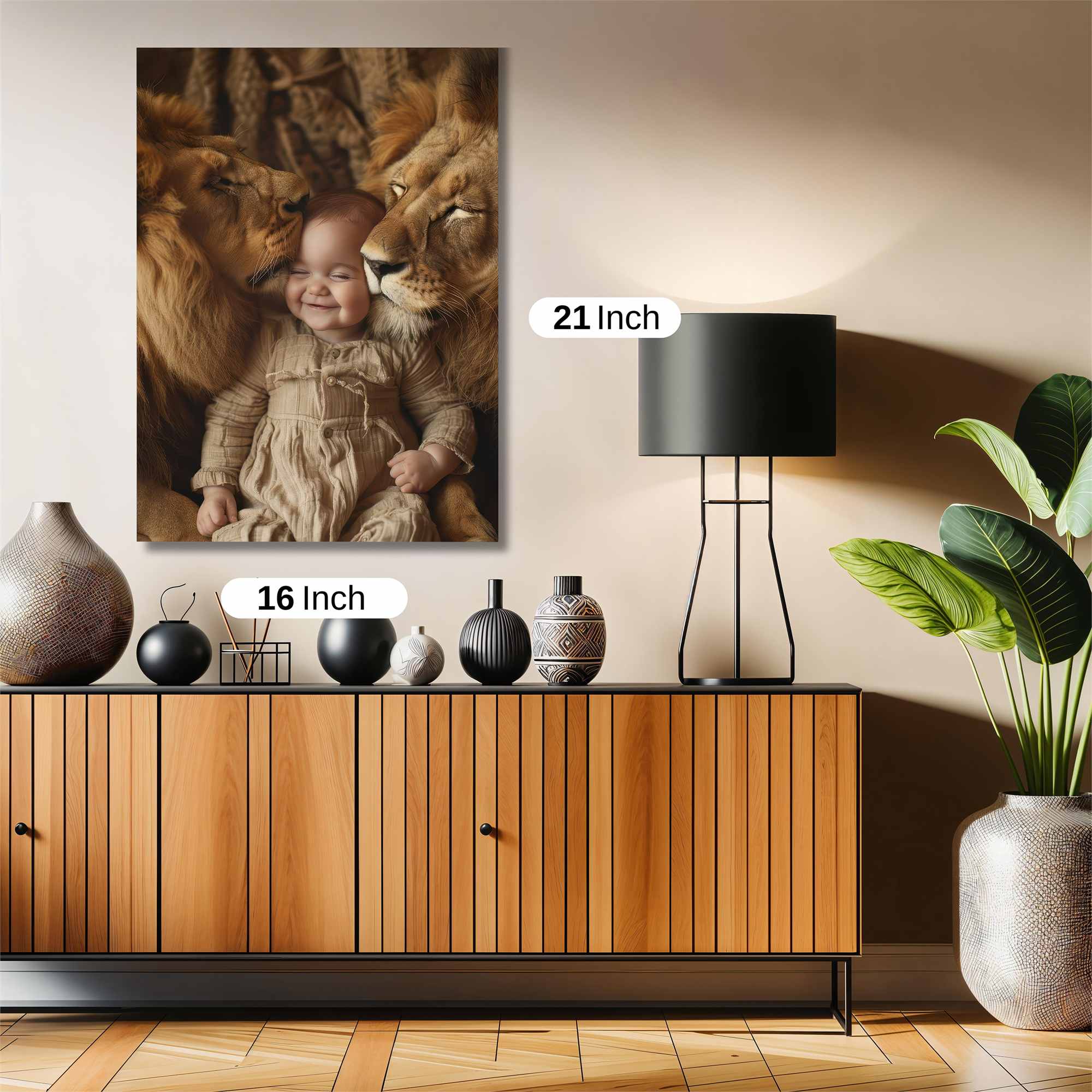 Lion Serenity Safe Wall Magnetic / M