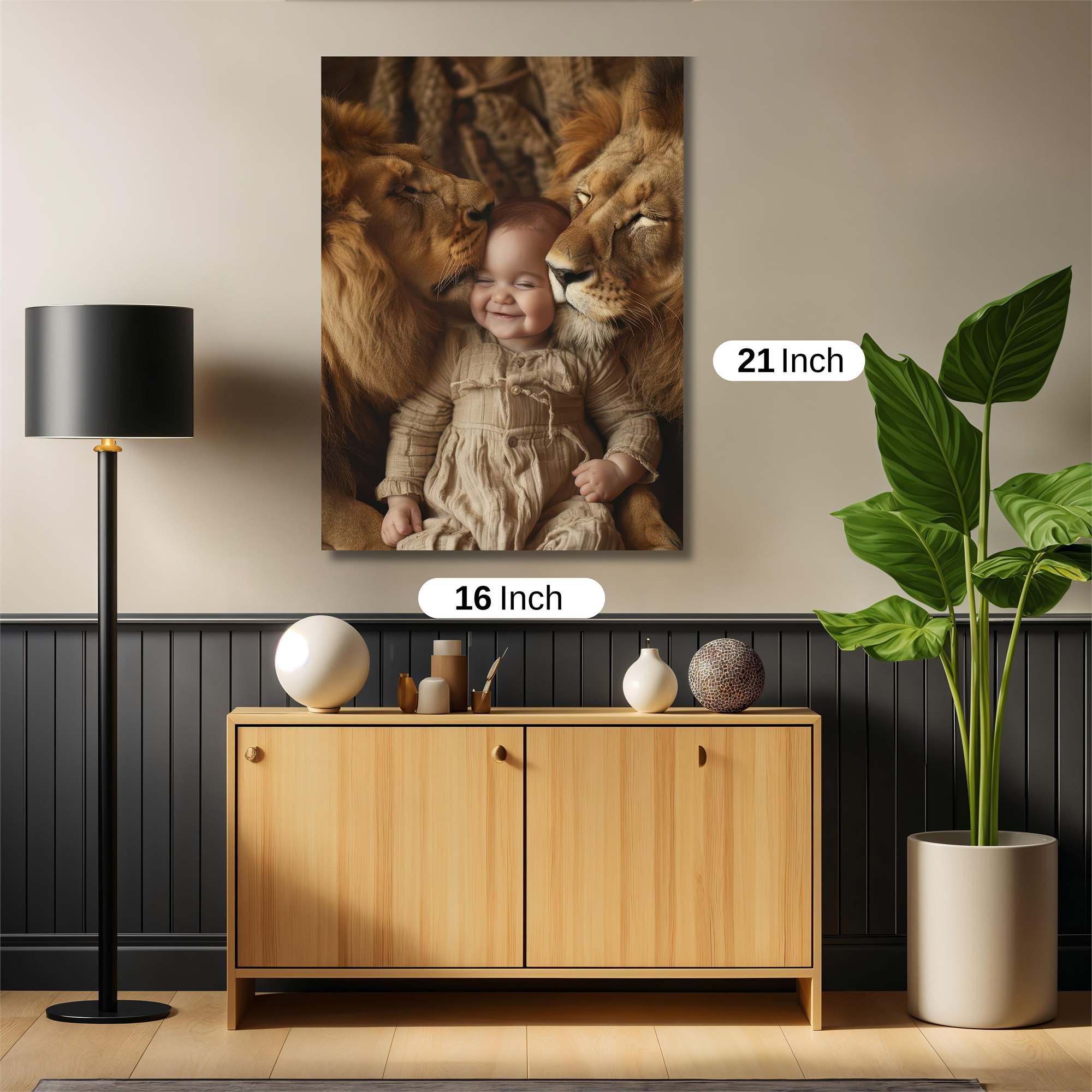 Lion Serenity Safe Wall Magnetic / M