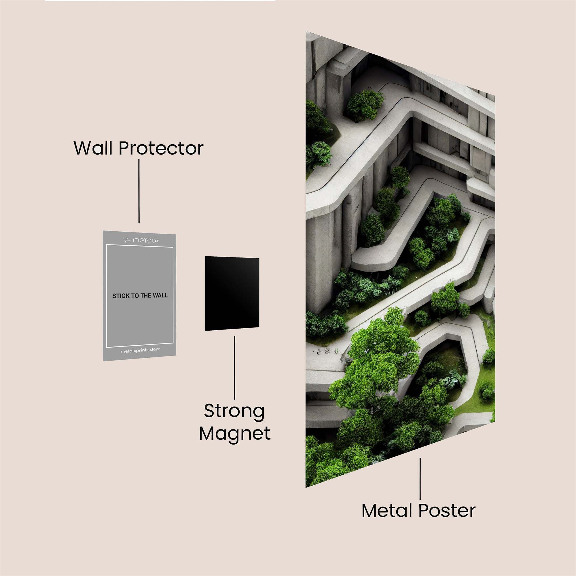 Urban Oasis Safe Wall Magnetic / M