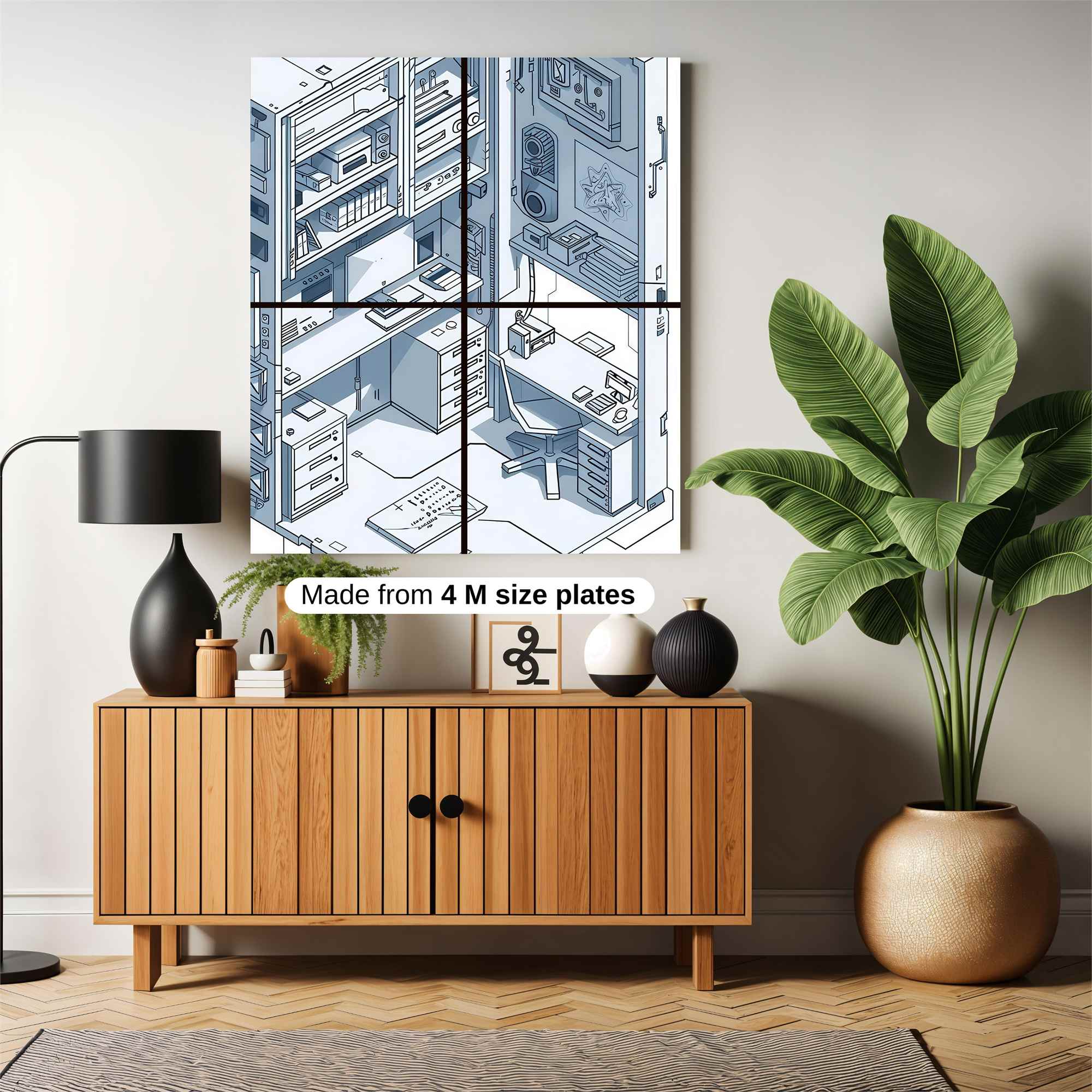 Tech Haven Safe Wall Magnetic / M