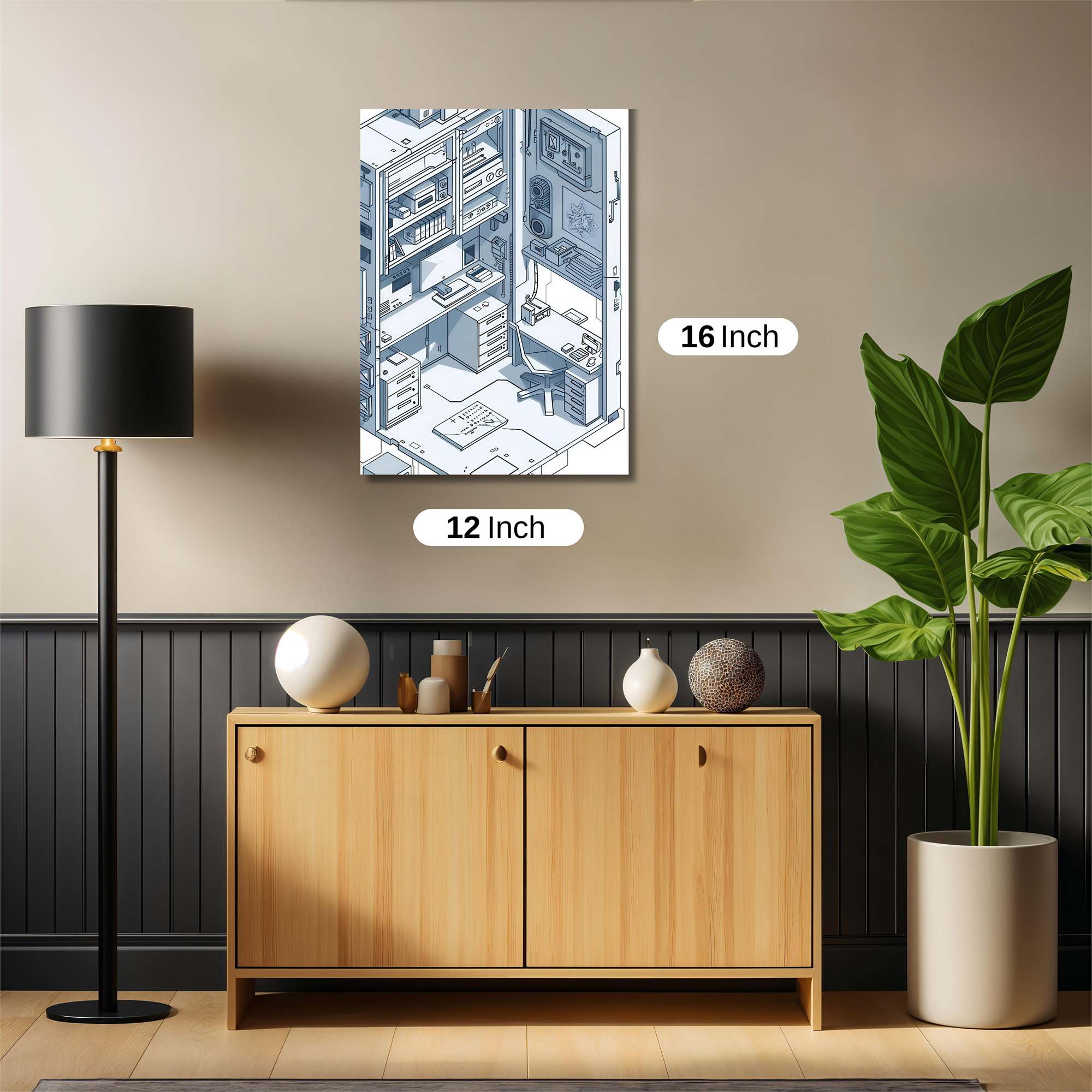 Tech Haven Safe Wall Magnetic / M