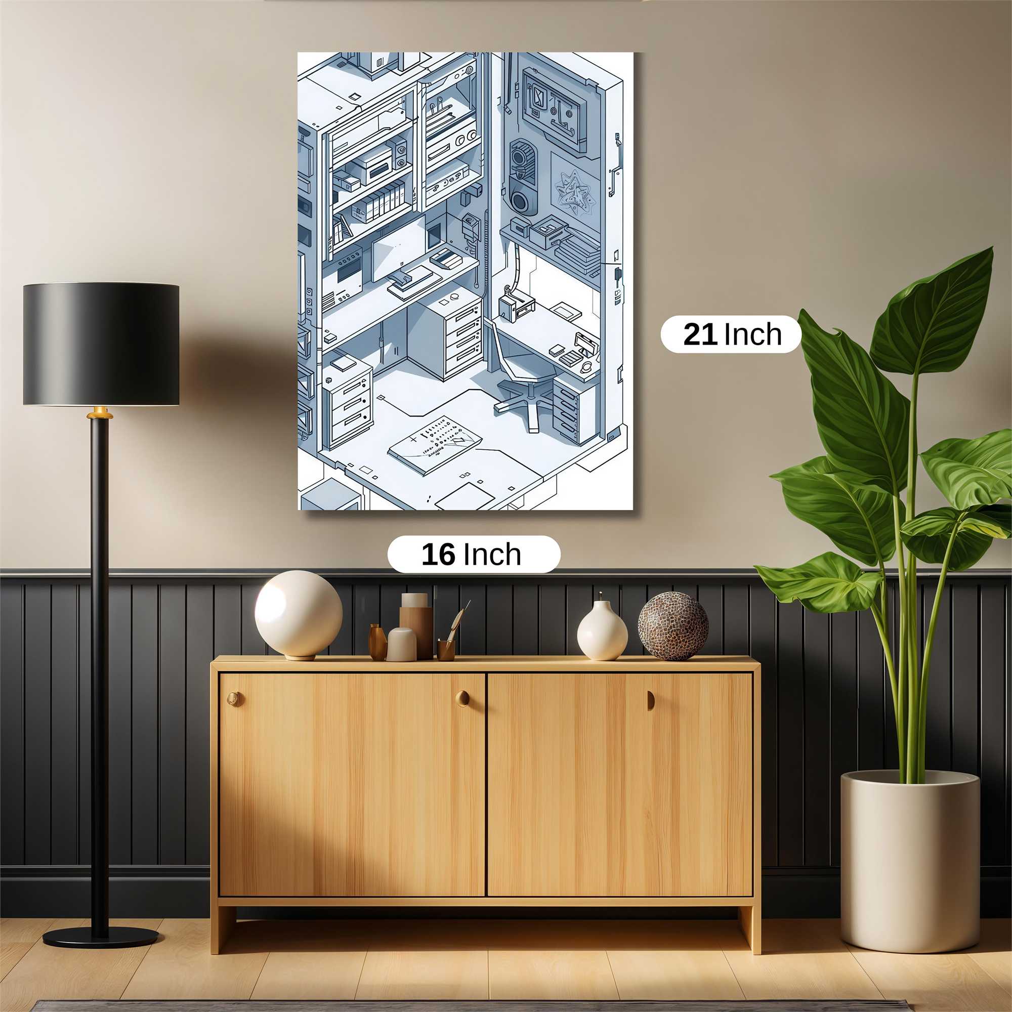 Tech Haven Safe Wall Magnetic / M