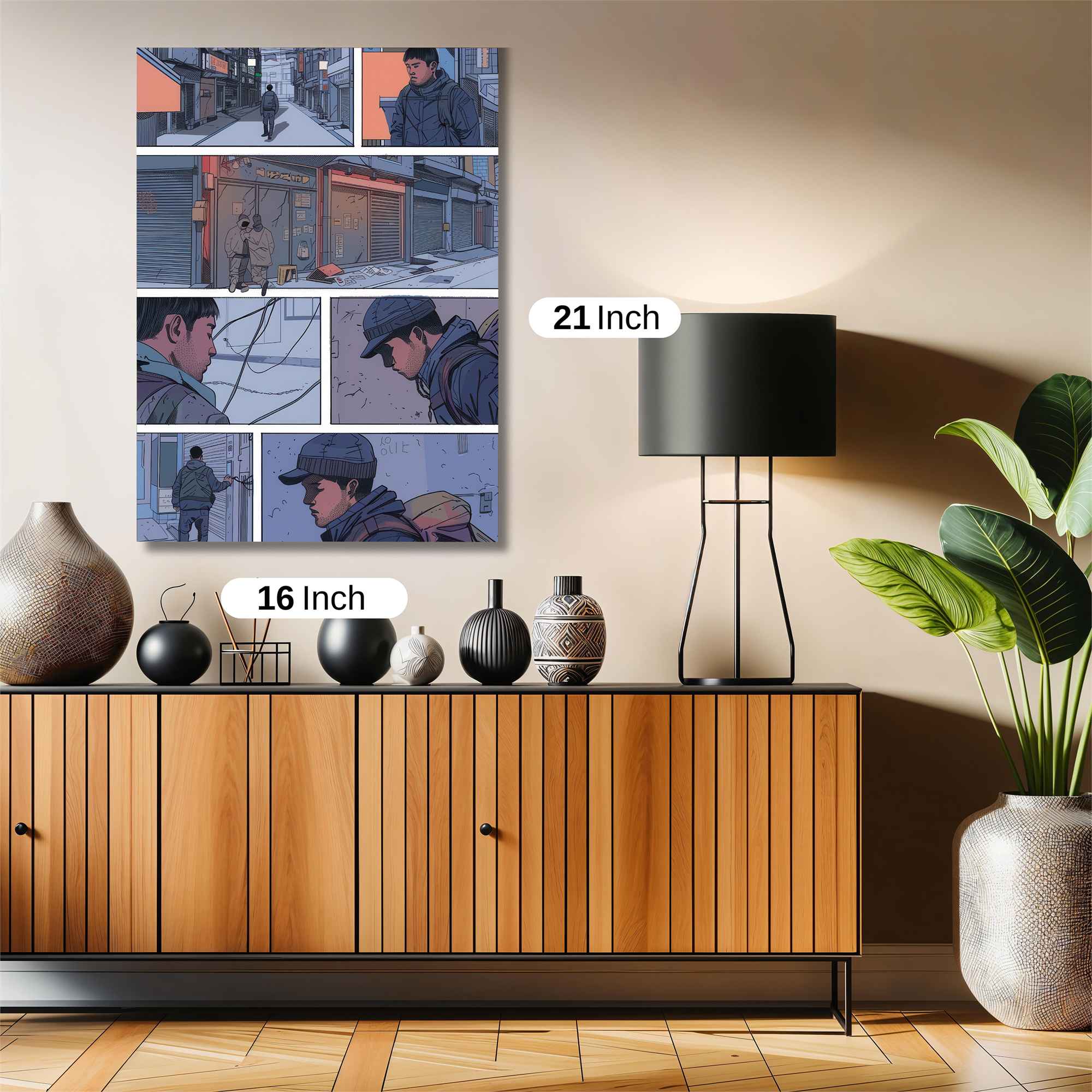 Neon Solitude Safe Wall Magnetic / M