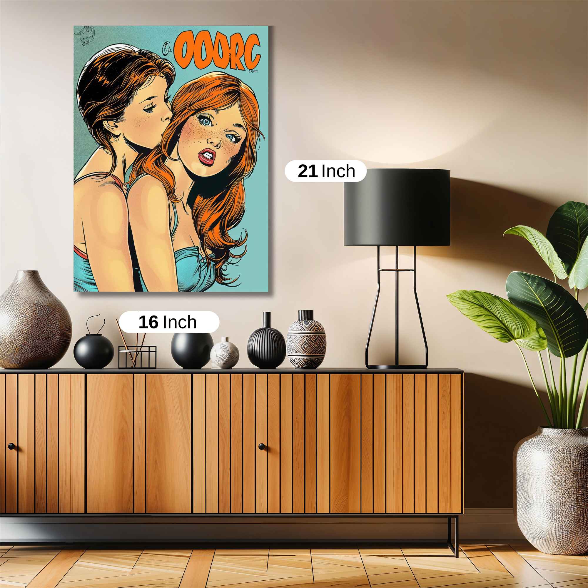 Passionate Kiss Safe Wall Magnetic / M