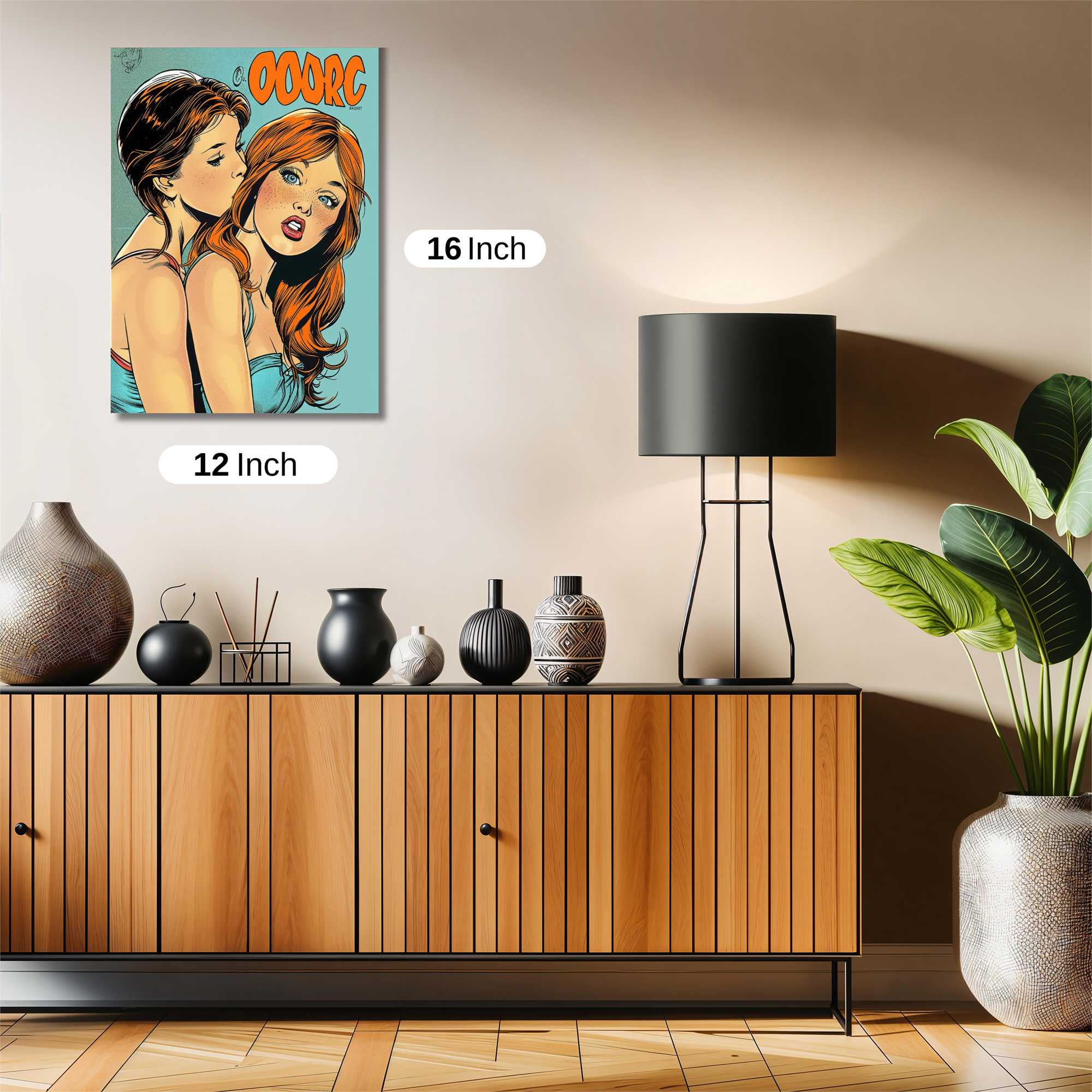 Passionate Kiss Safe Wall Magnetic / M