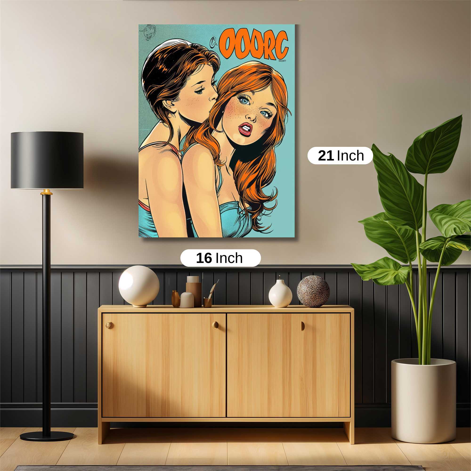 Passionate Kiss Safe Wall Magnetic / M