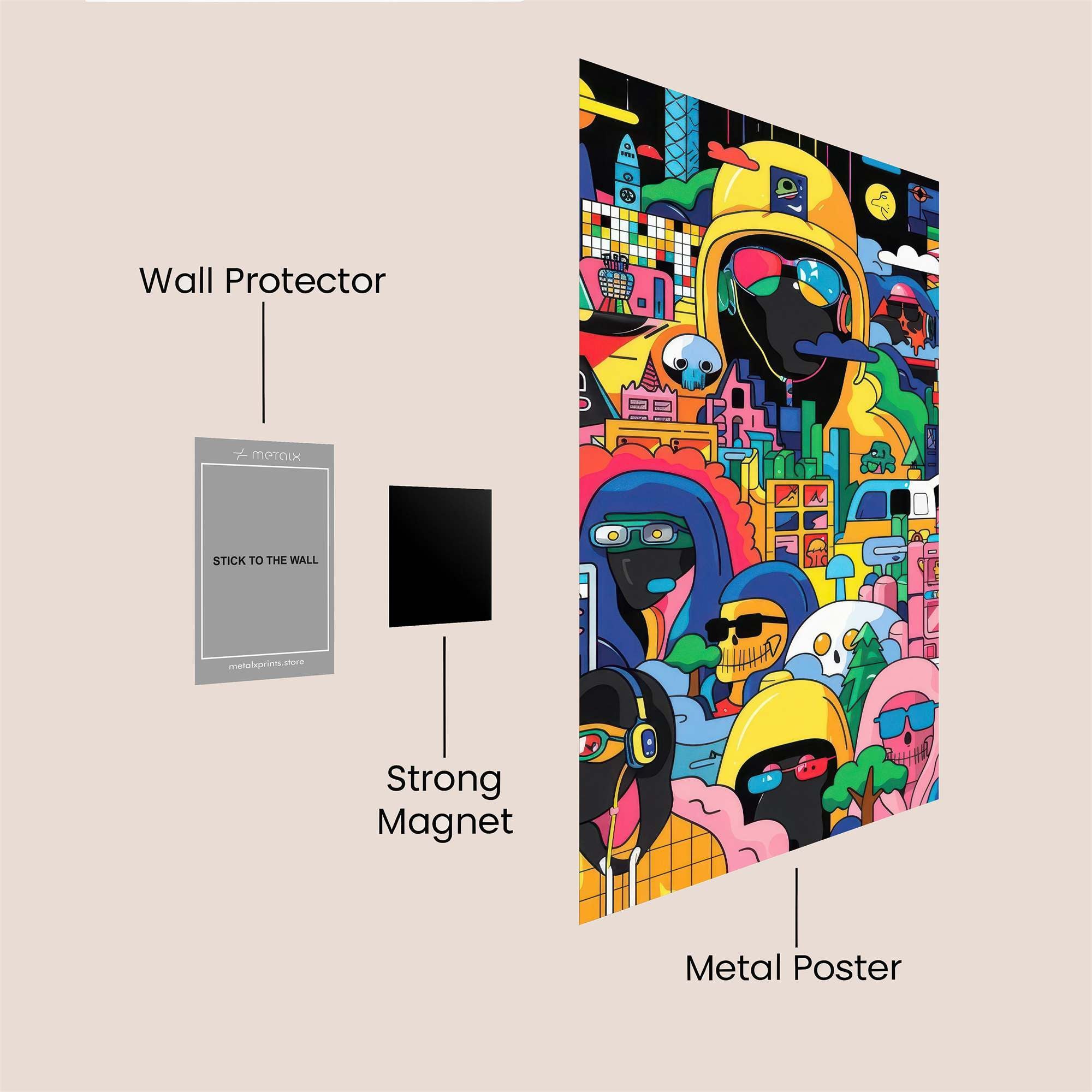 Cyber Joy Safe Wall Magnetic / M