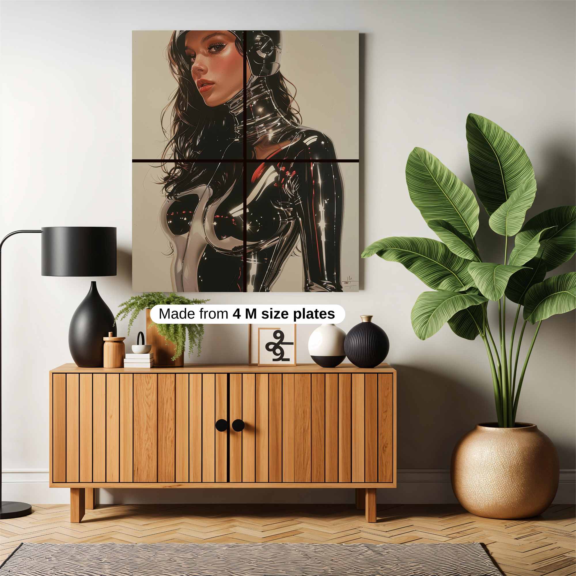 Latex Enigma Safe Wall Magnetic / M