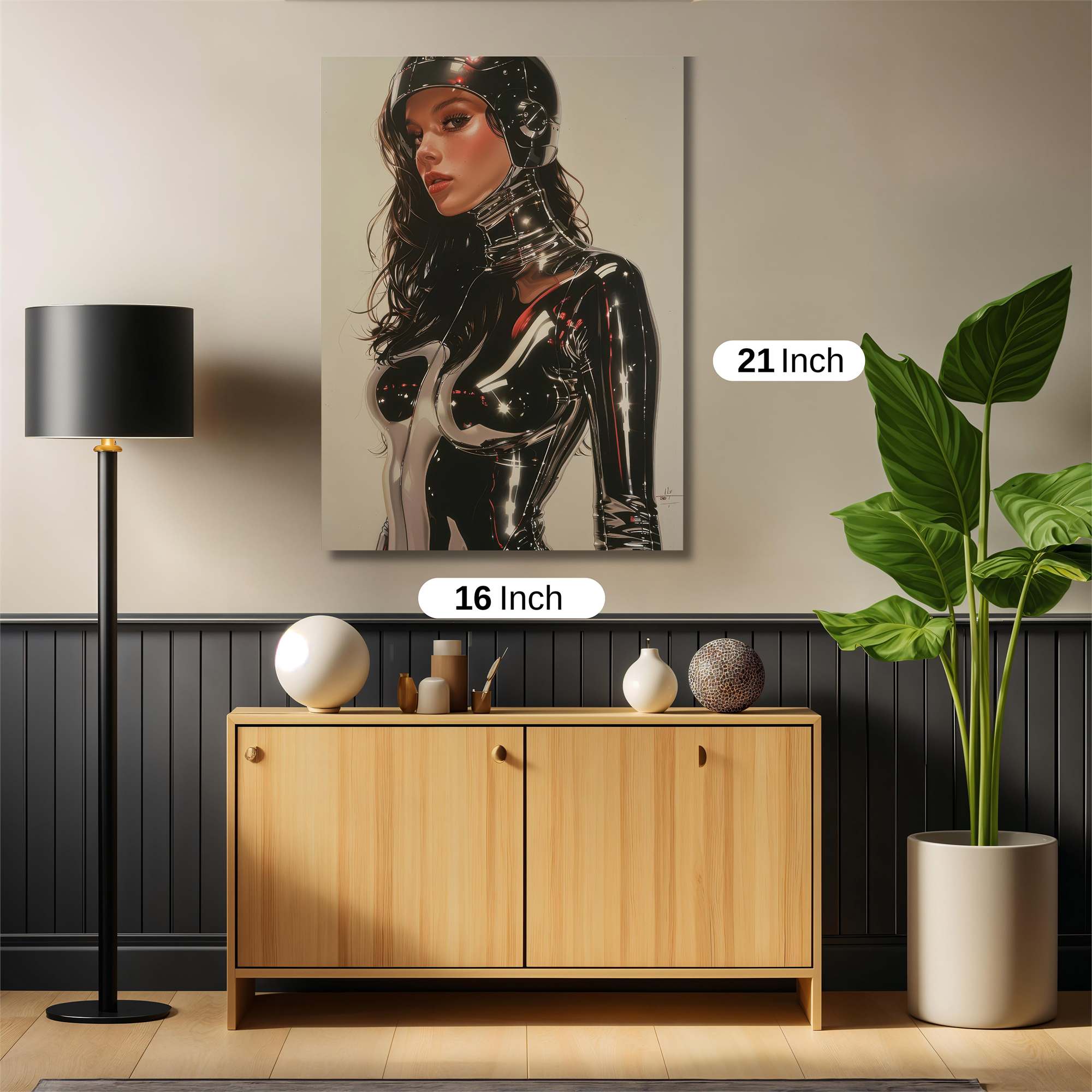 Latex Enigma Safe Wall Magnetic / M