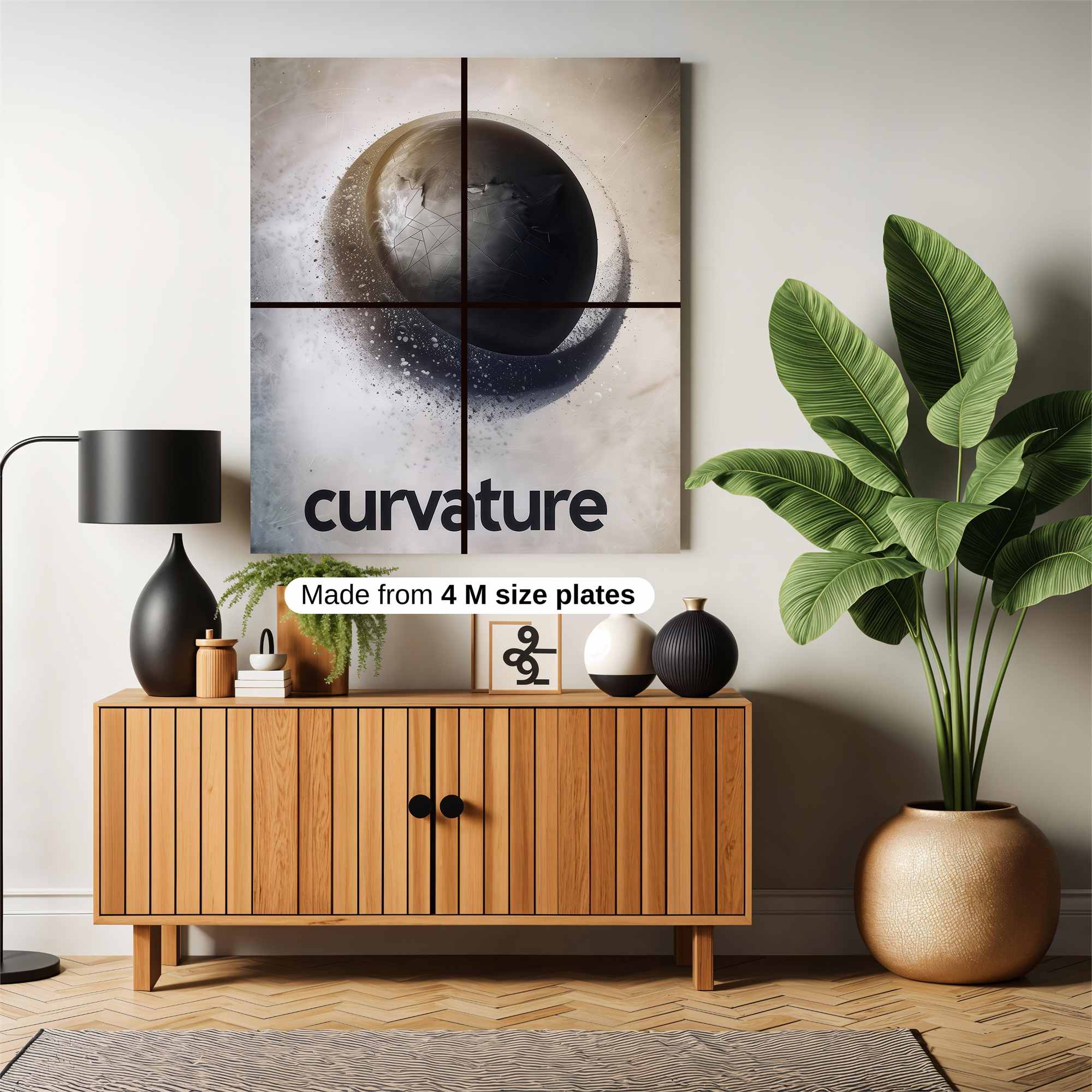 Moon Eclipsed Safe Wall Magnetic / M
